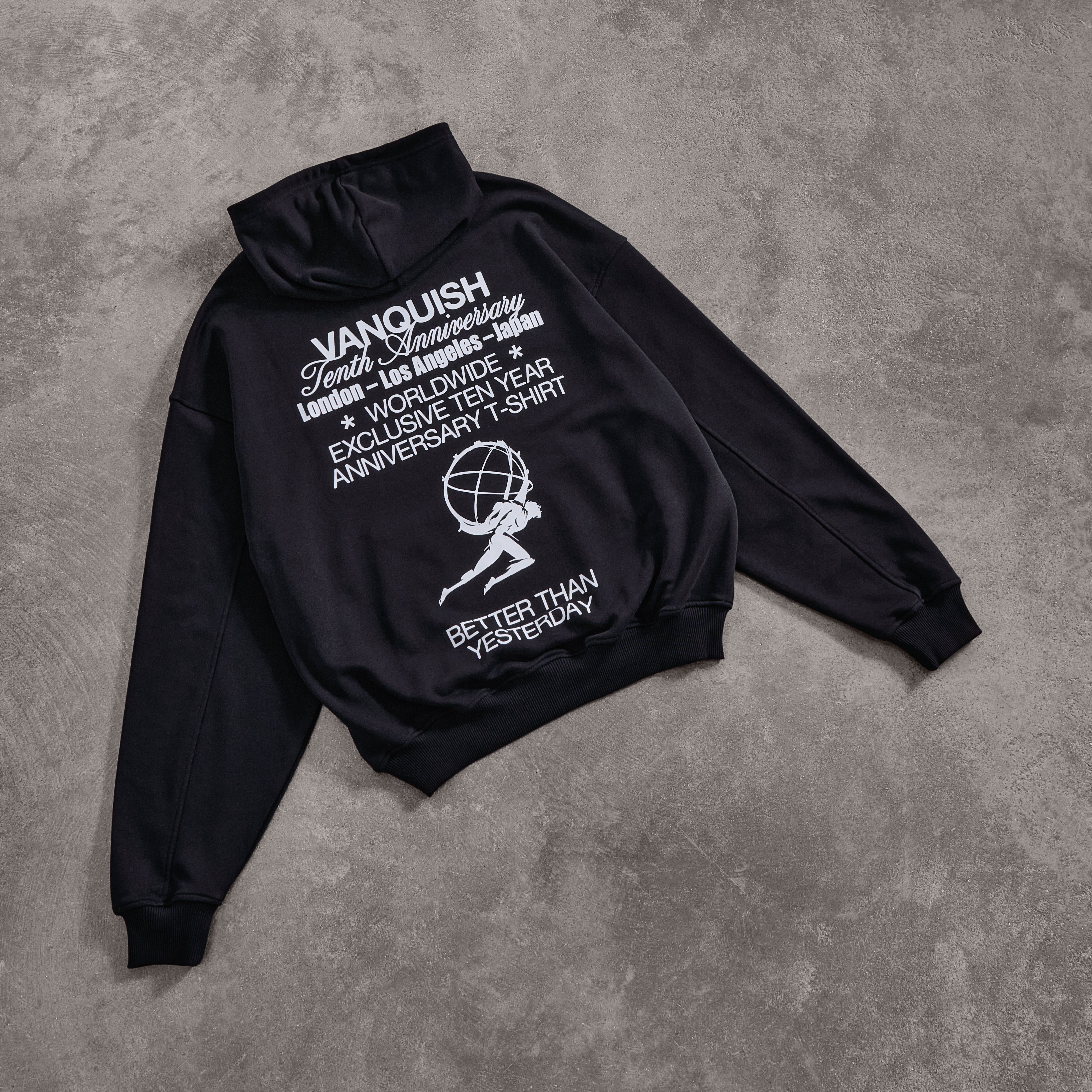 Vanquish TSP Anniversary Black Oversized Hoodie