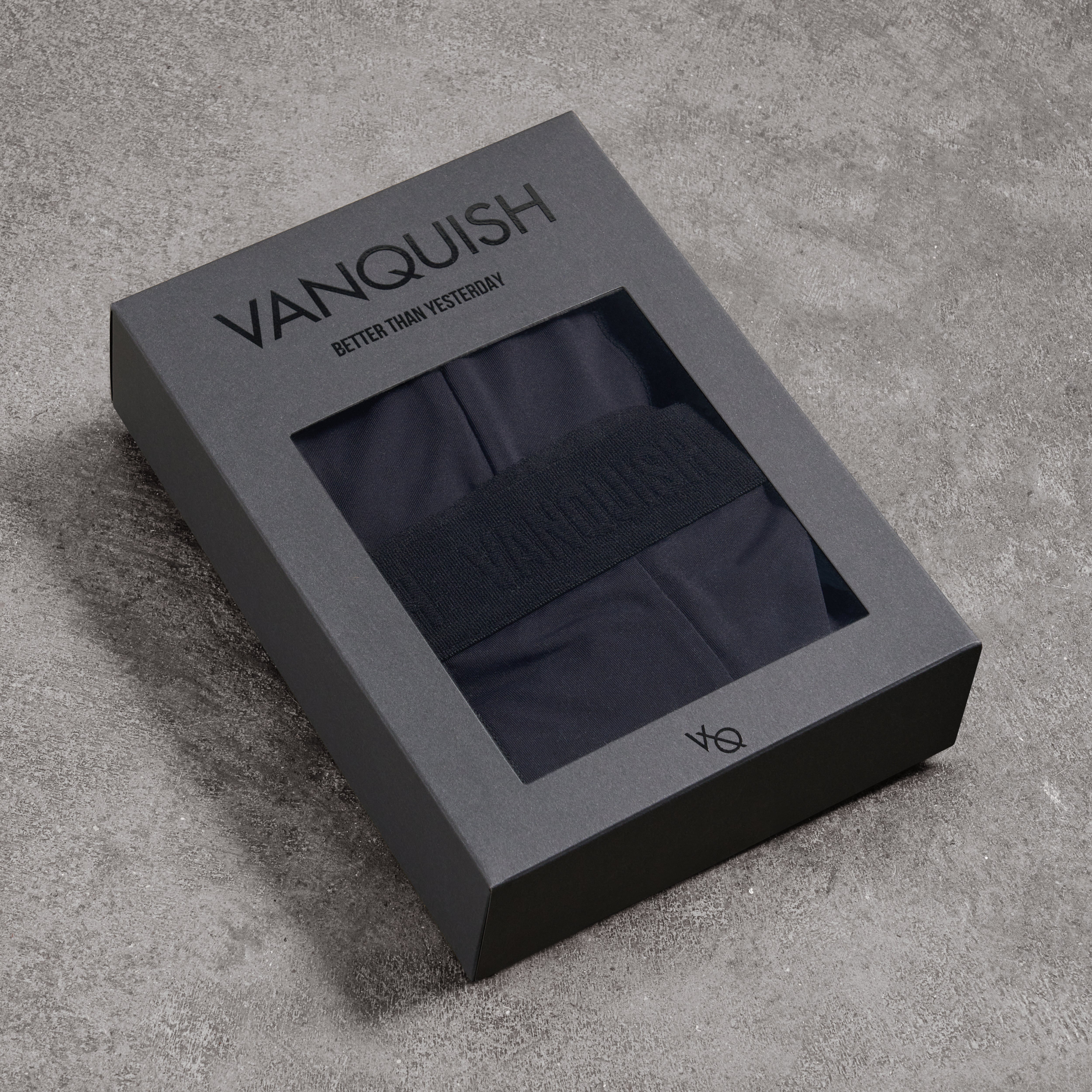 Vanquish – Boxershorts im 2er-Pack, Schwarz / Schwarz