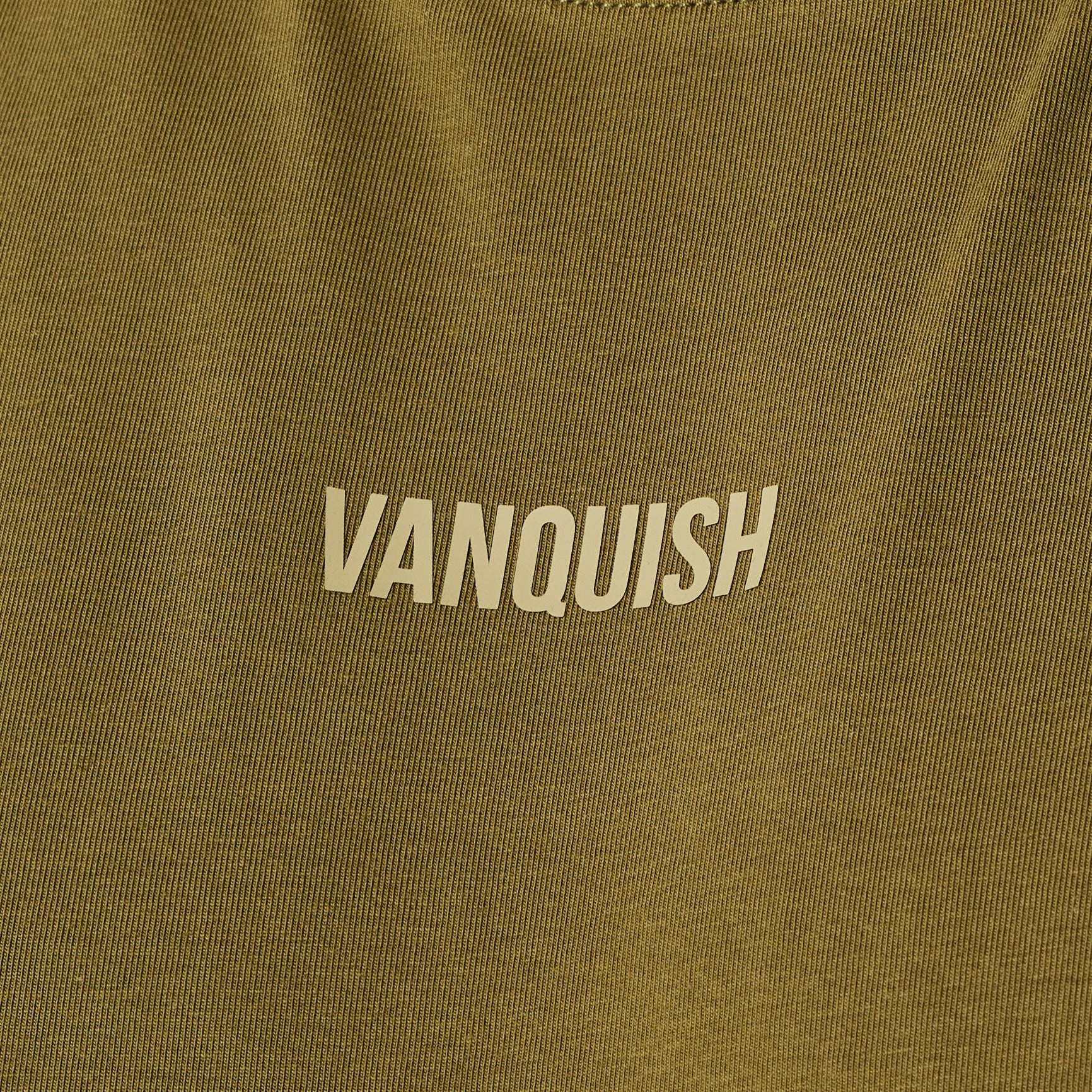 Vanquish – Essential – Übergroßes, ärmelloses T-Shirt in Olivgrün