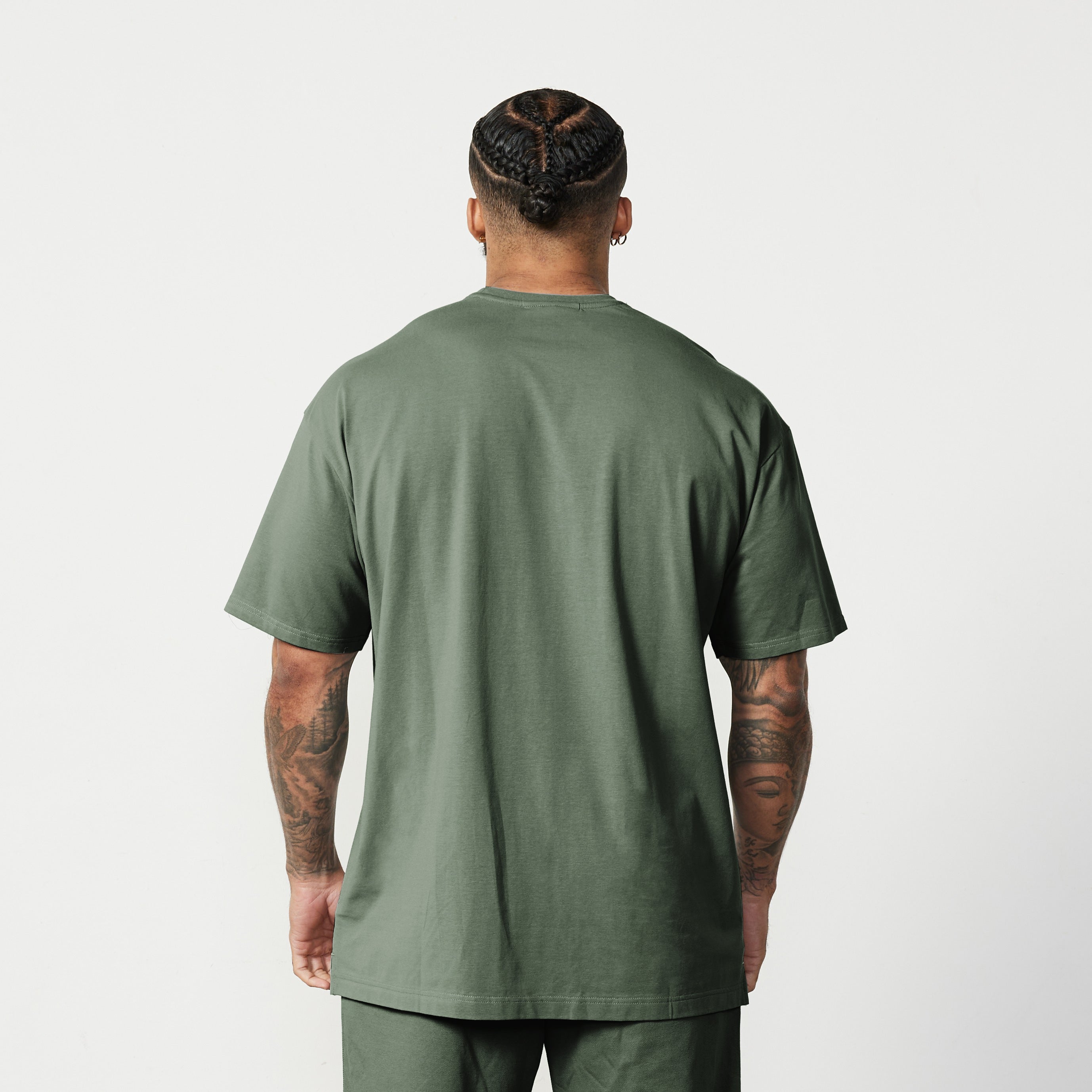 Vanquish Essential Forest Green Oversized T Shirt