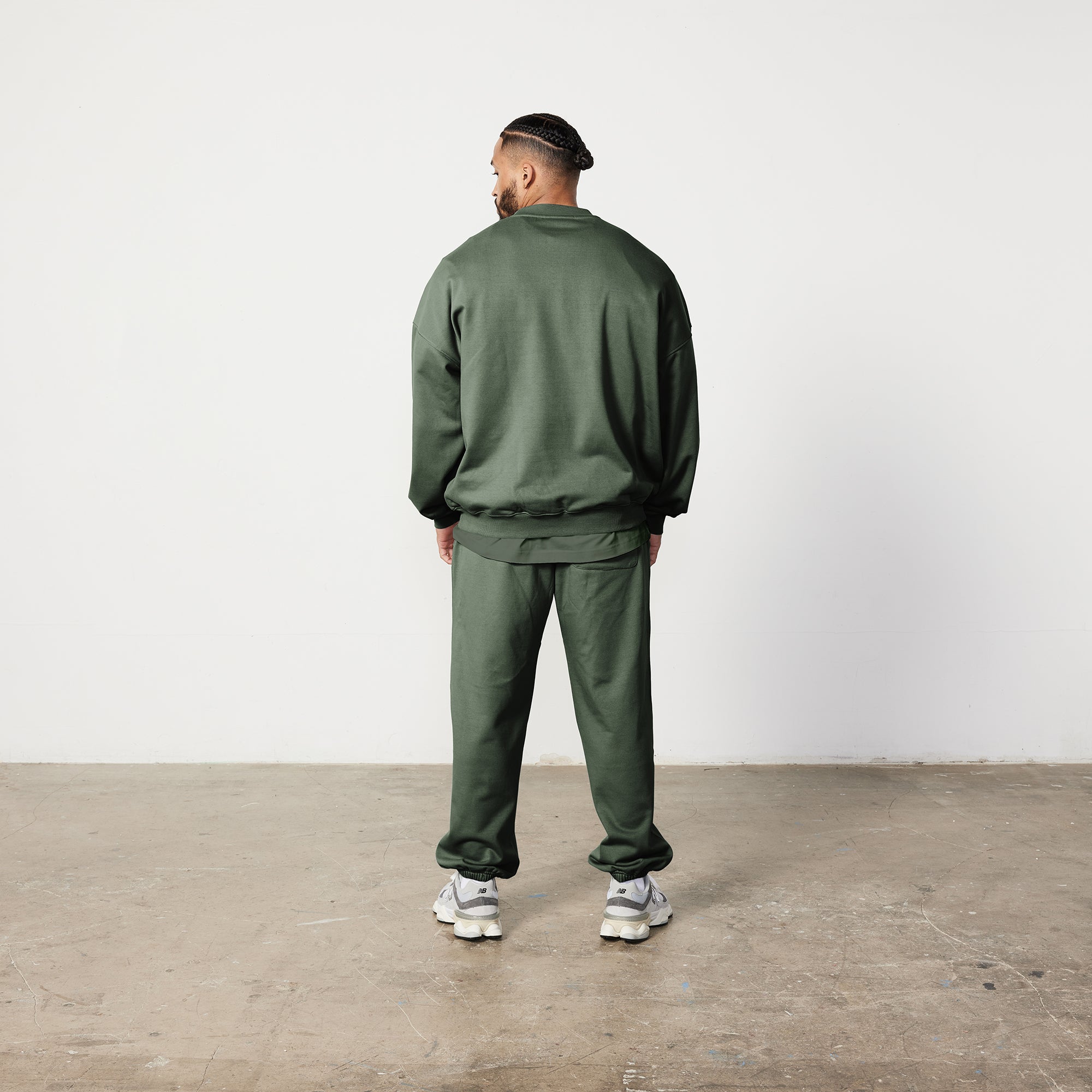 Vanquish Essential Forest Green Oversized Sweatpants