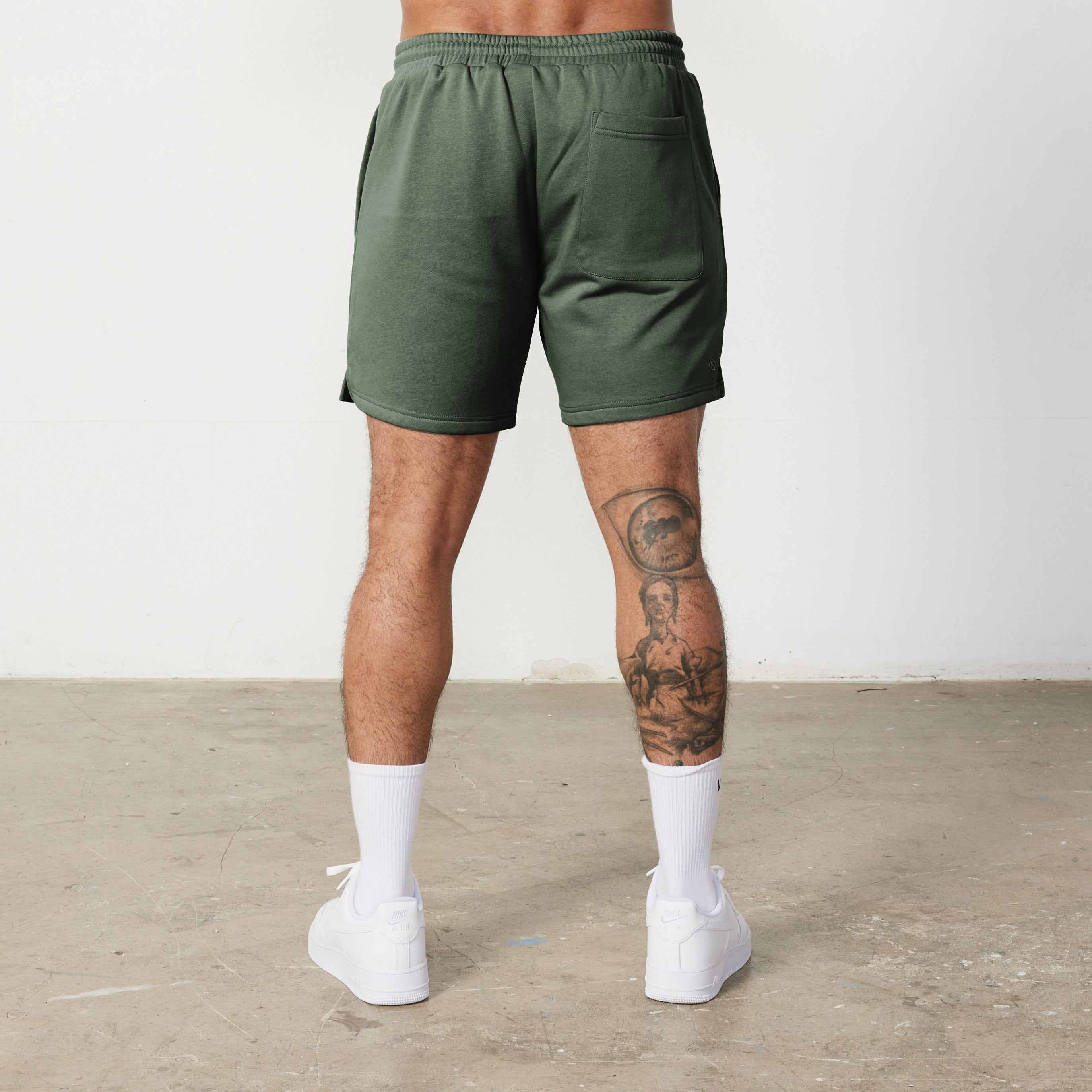 Vanquish Essential Forest Green Regular Fit Shorts