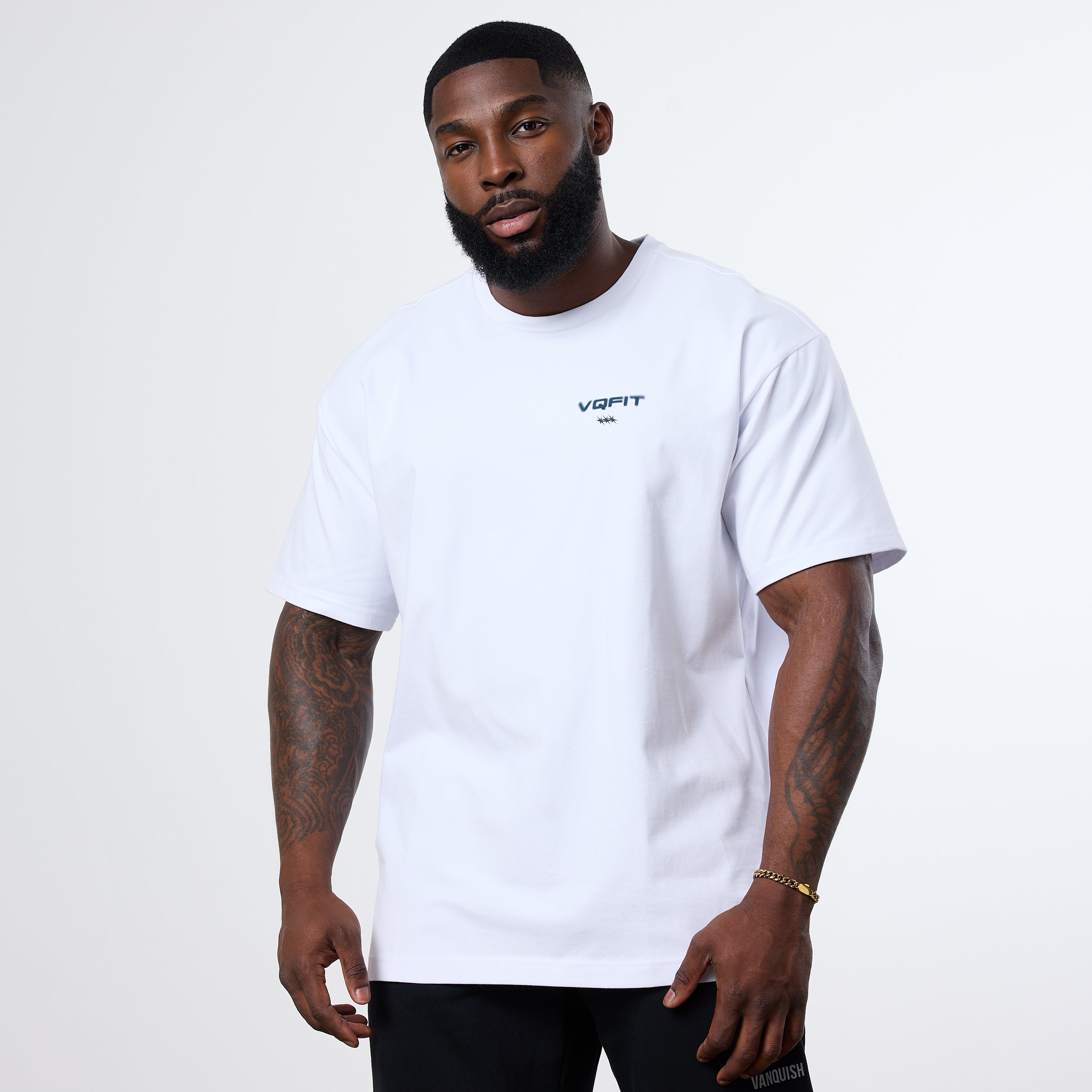 Vanquish TSP White Blur Oversized T Shirt