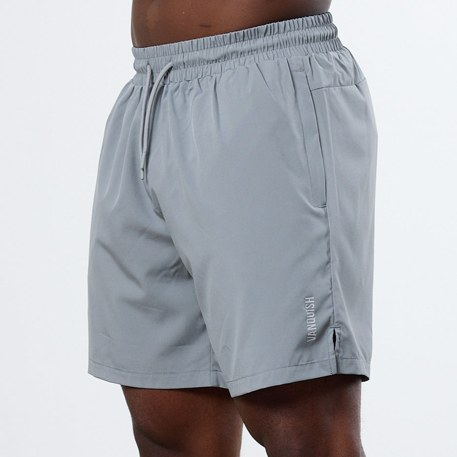 Vanquish Essential Performance-Shorts „Steel Grey“ in 7 Zoll