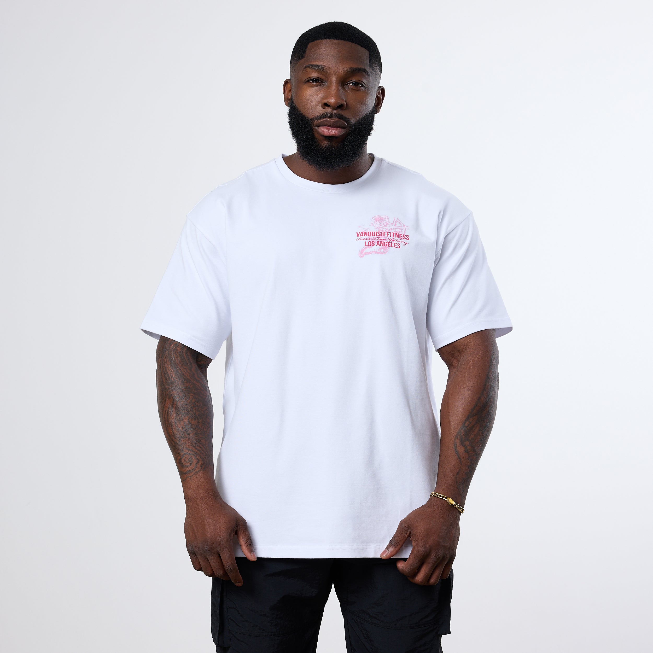 Vanquish TSP White Cherub Oversized T-Shirt