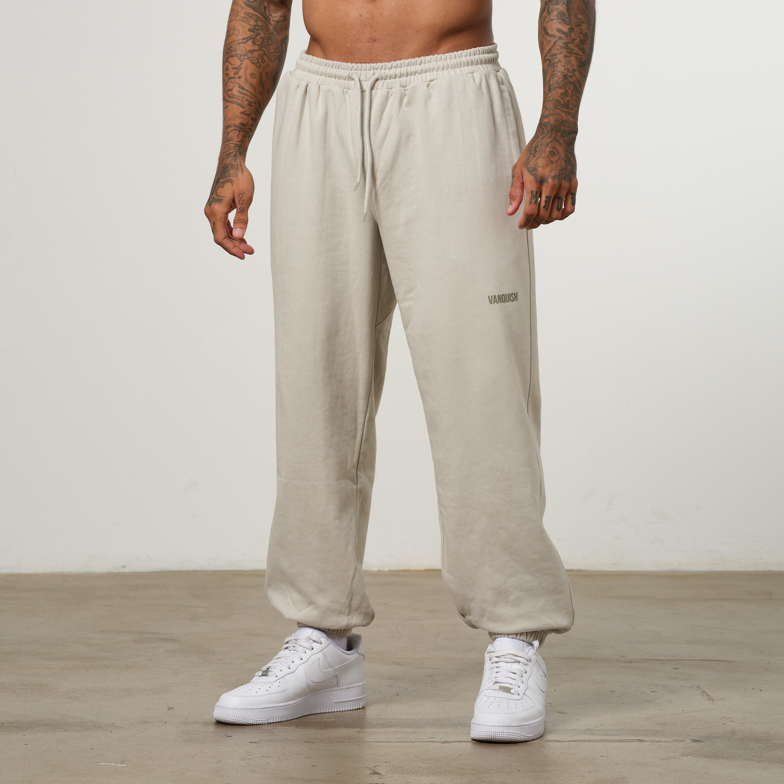 Vanquish Essential Stone Oversized Sweatpants