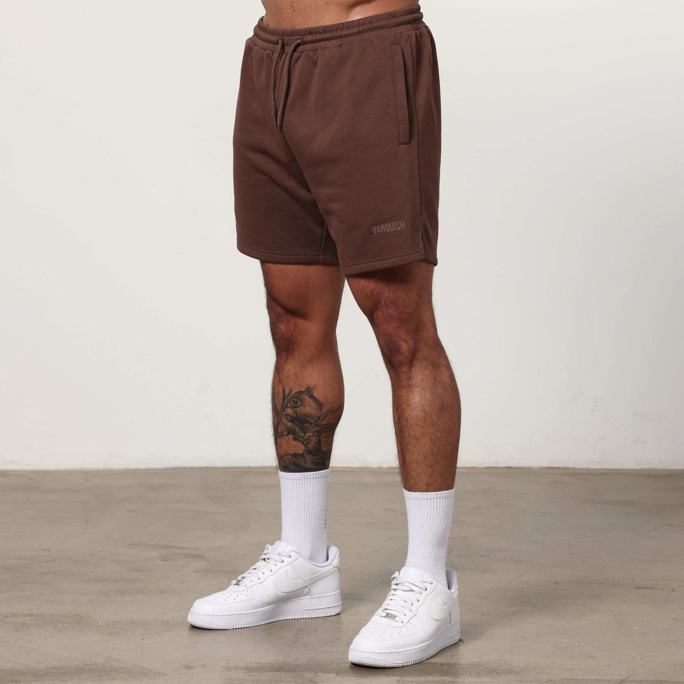 Vanquish Essential Chocolate Regular Fit Shorts