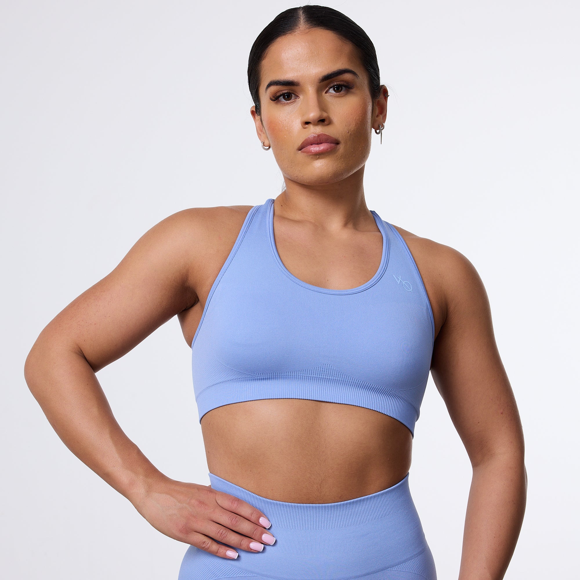 Vanquish Elevate Seamless Sky Blue Support Bra