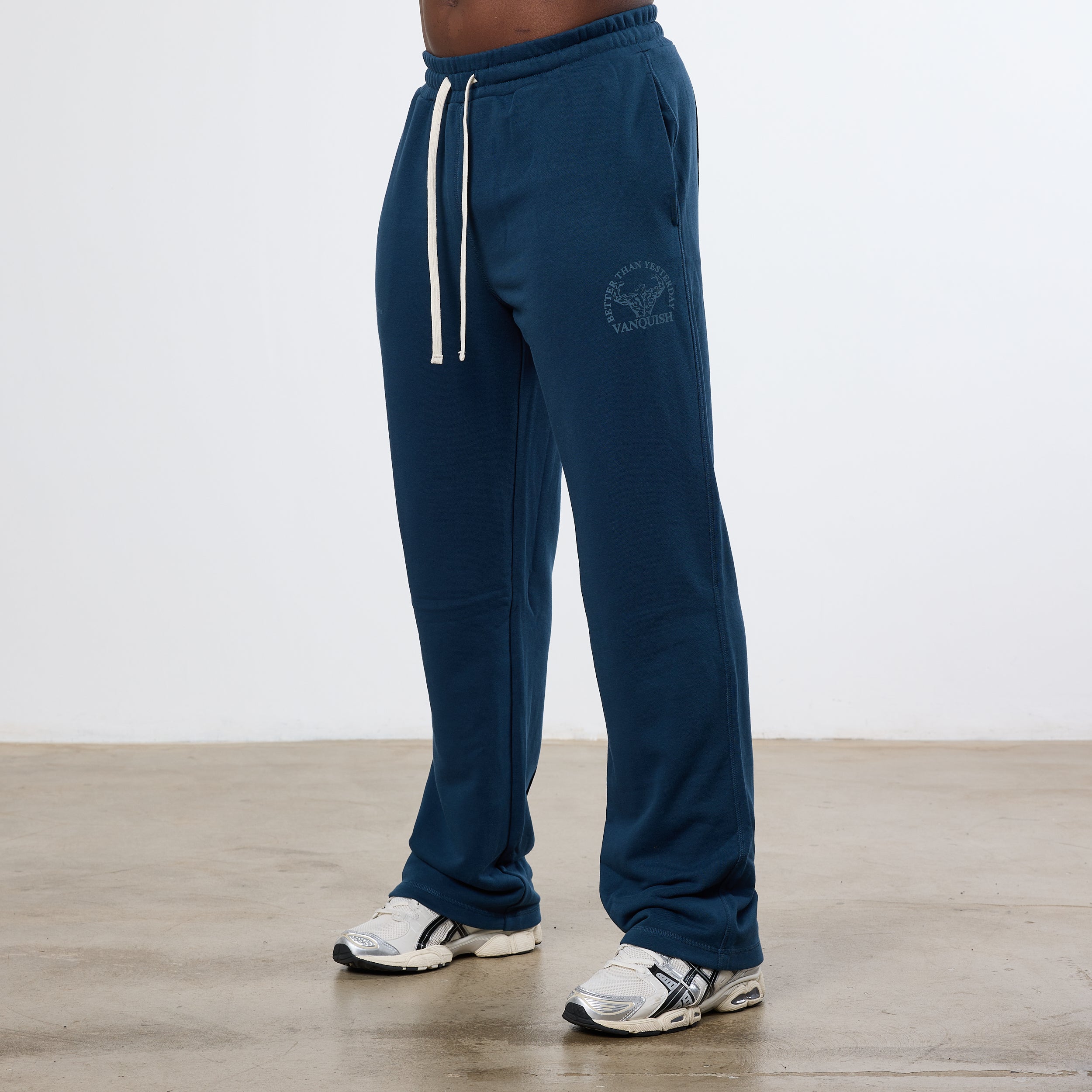 Vanquish Midnight Blue Unconquerable Strength Straight Leg Sweatpants