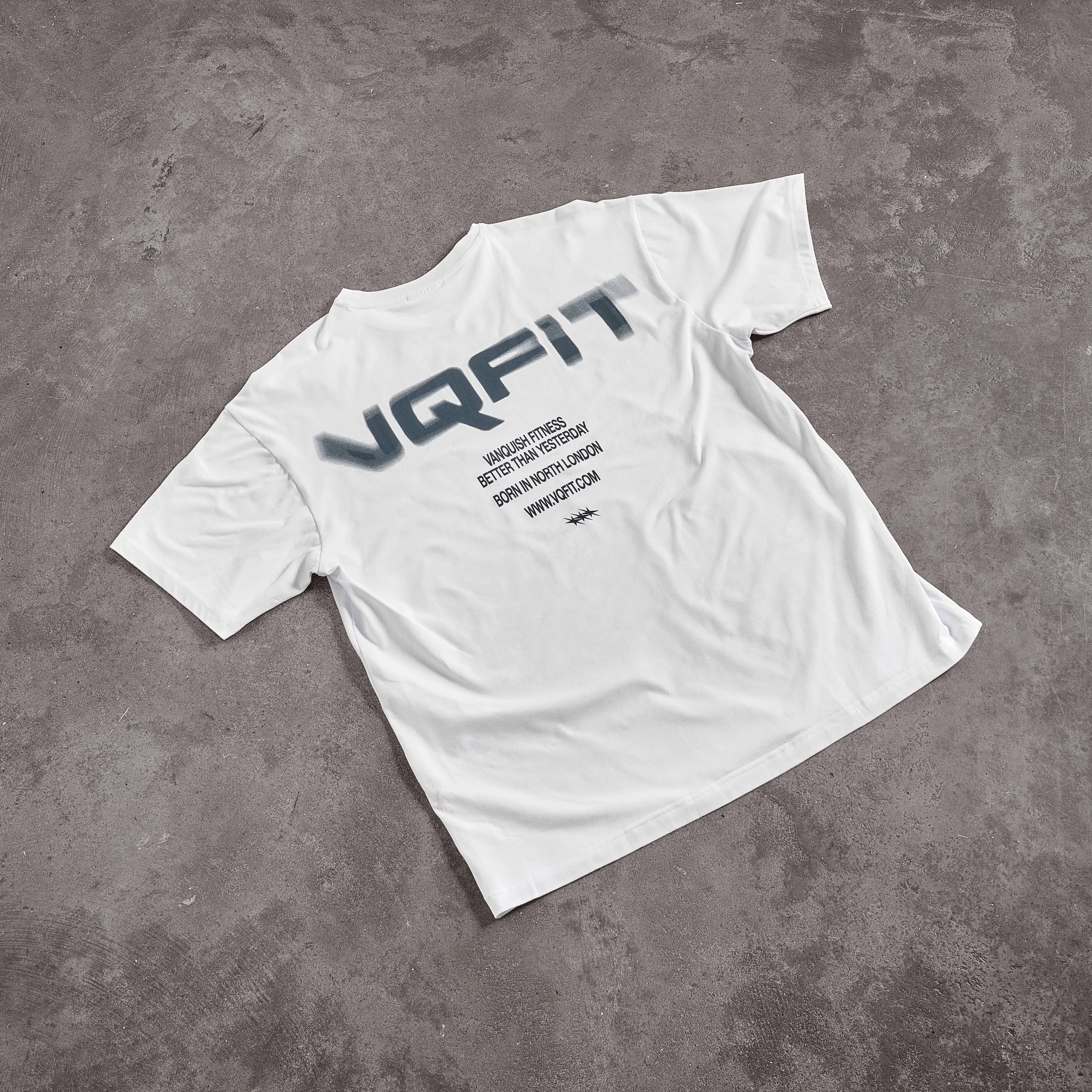 Vanquish TSP White Blur Oversized T Shirt