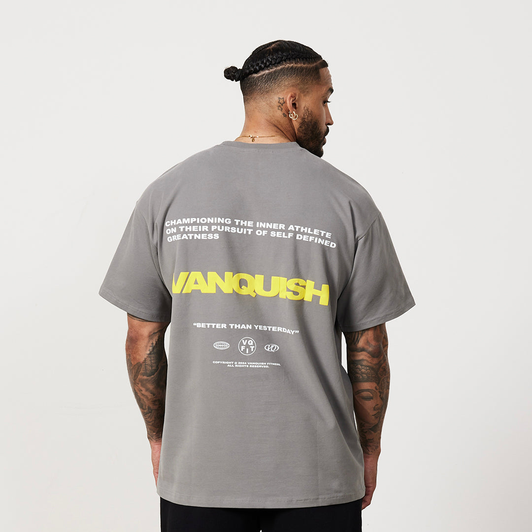 Vanquish TSP Charcoal Grey Champion Oversized T Shirt