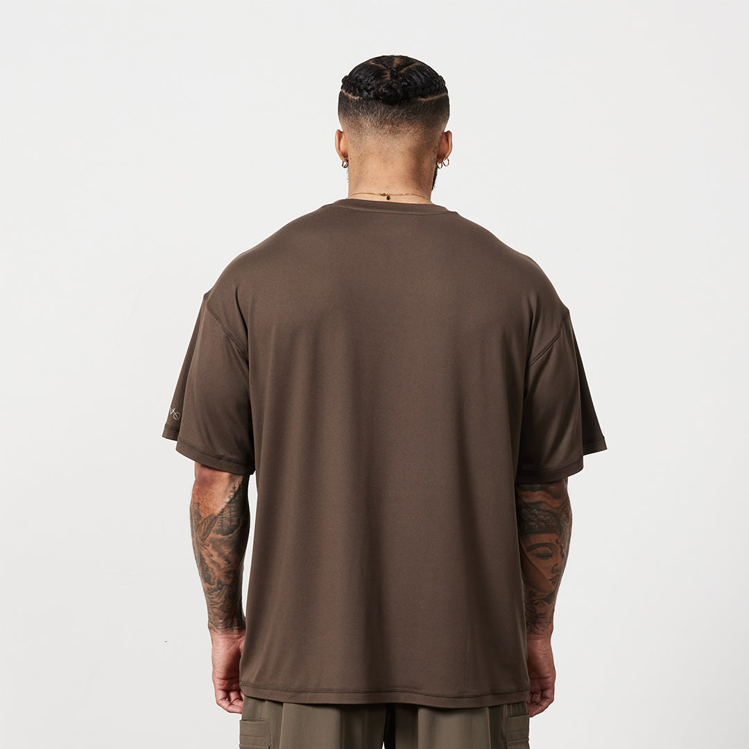 Vanquish Utility Brown Oversized T Shirt