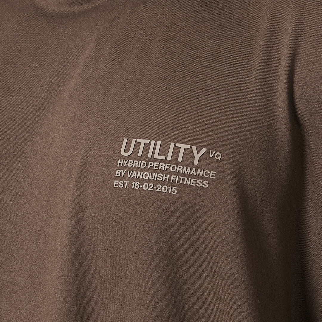 Vanquish Utility Brown Oversized T Shirt