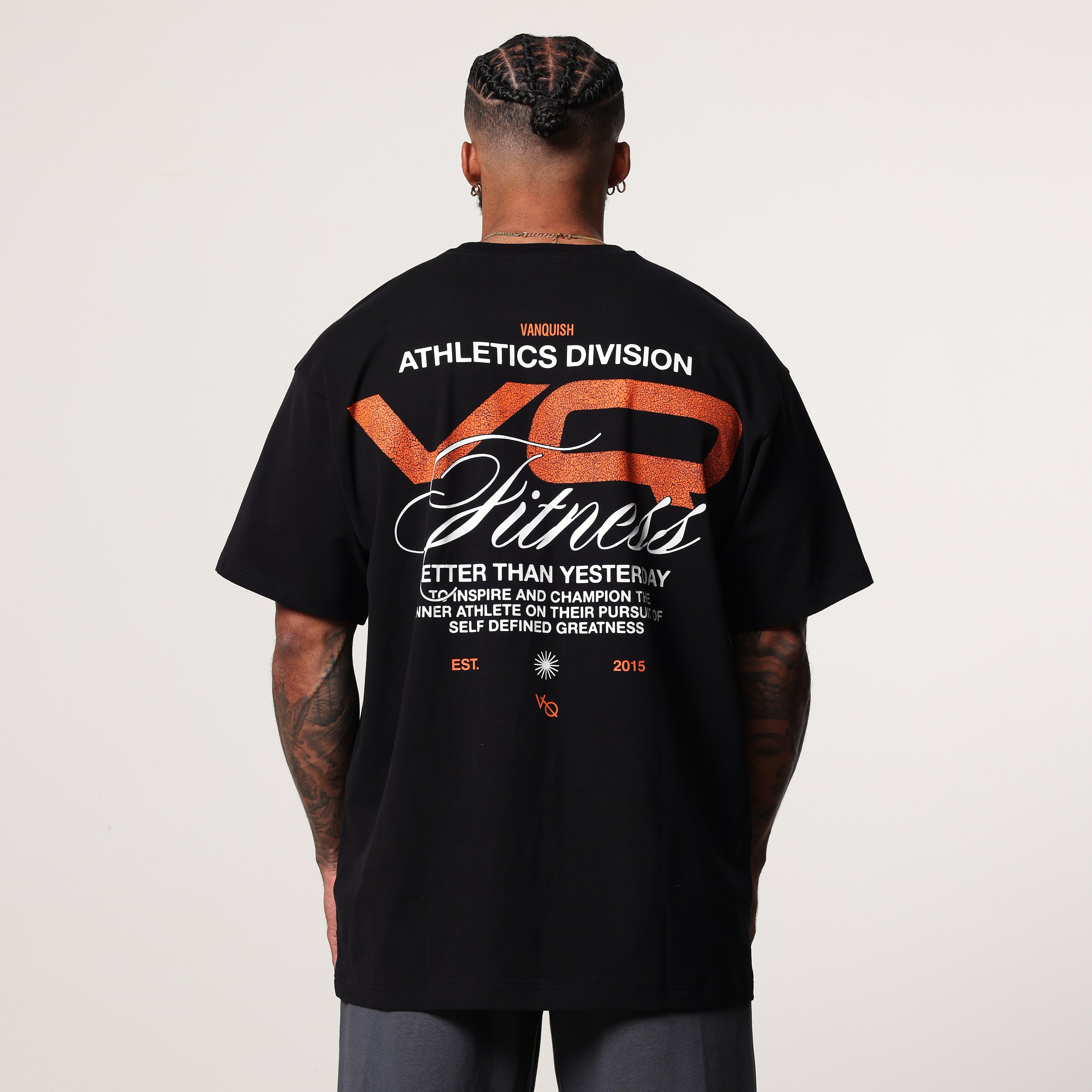 Vanquish TSP VQ Fitness Black Oversized T-Shirt