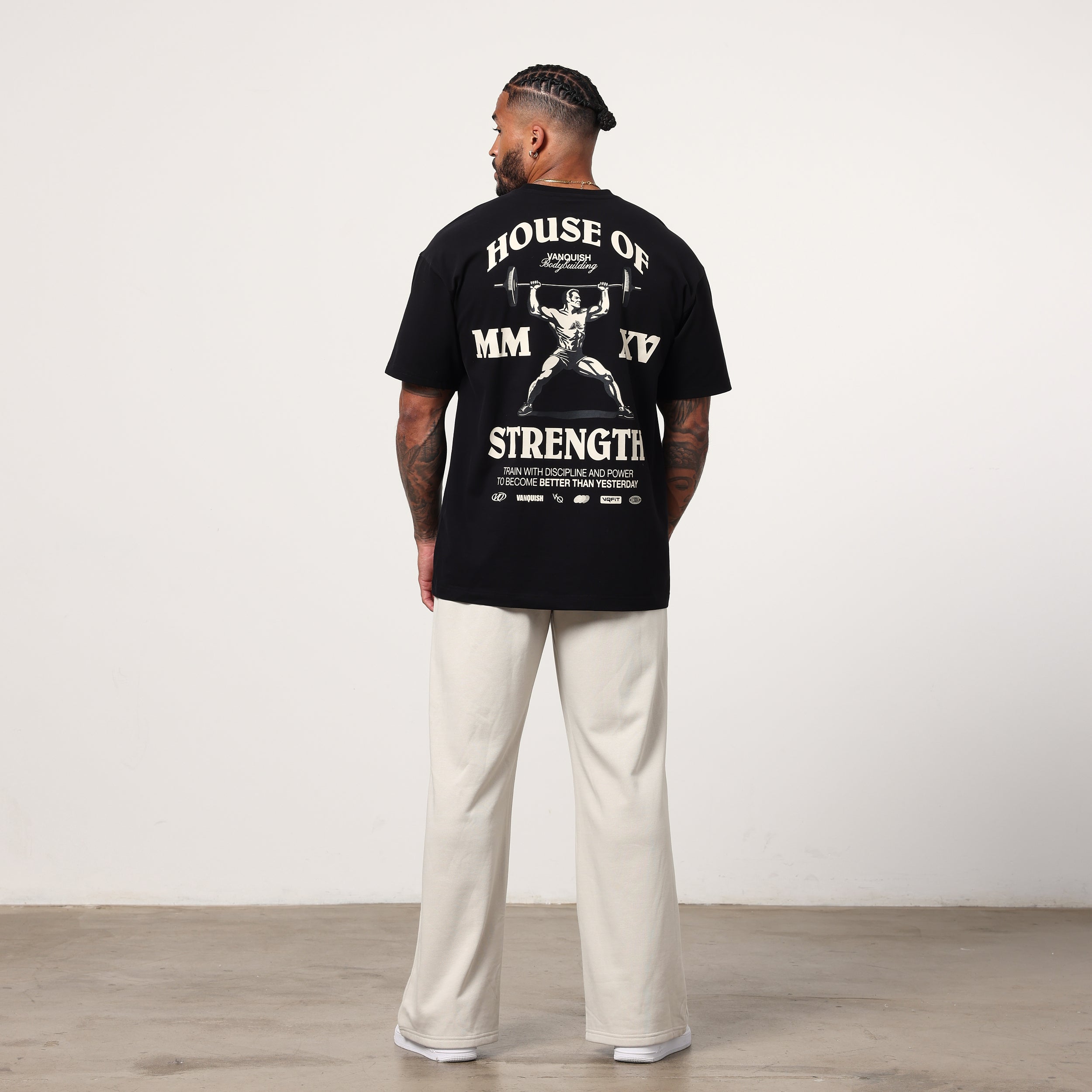 Vanquish TSP Strength MMXV Black Oversized T-Shirt