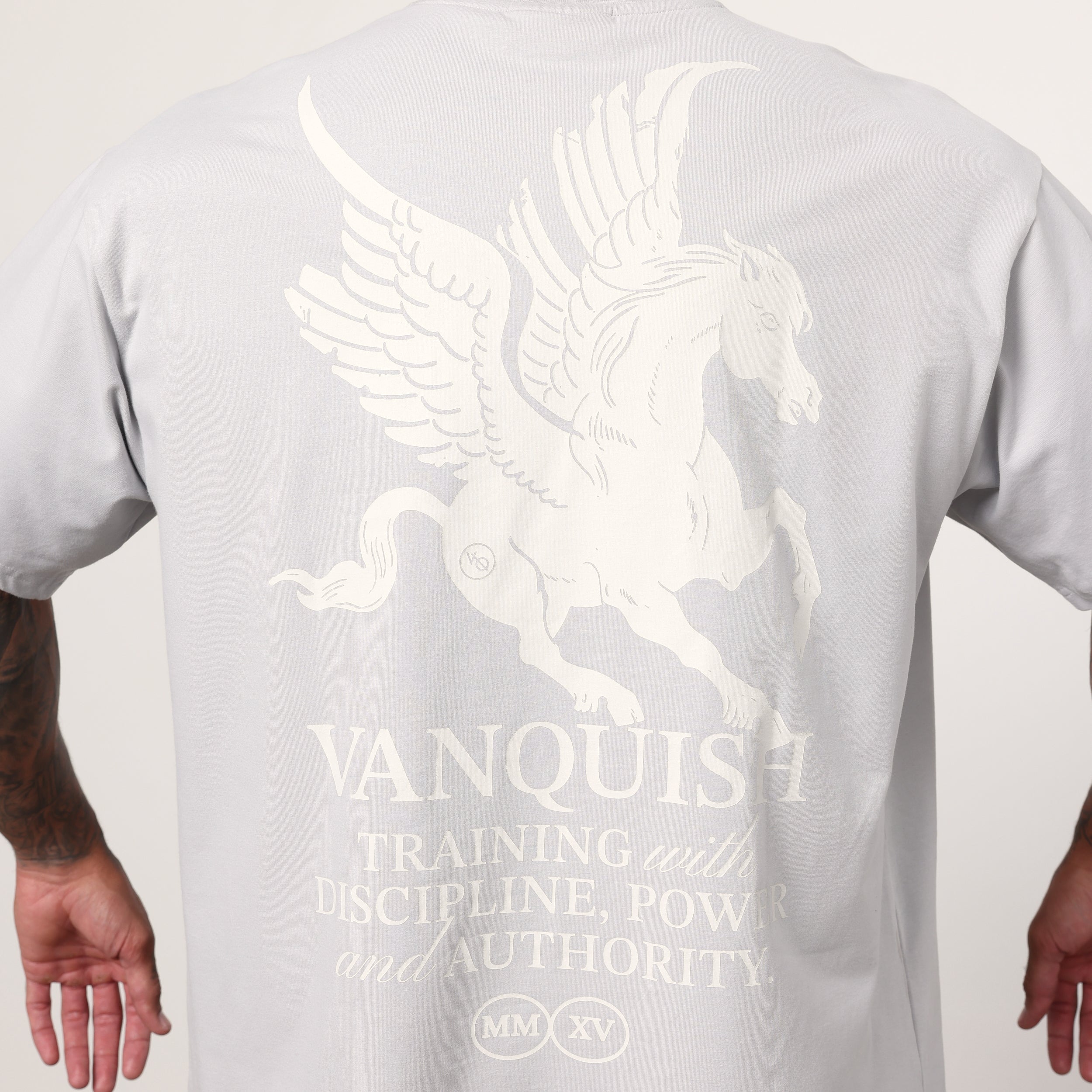 Vanquish TSP Light Grey Pegasus Oversized T Shirt