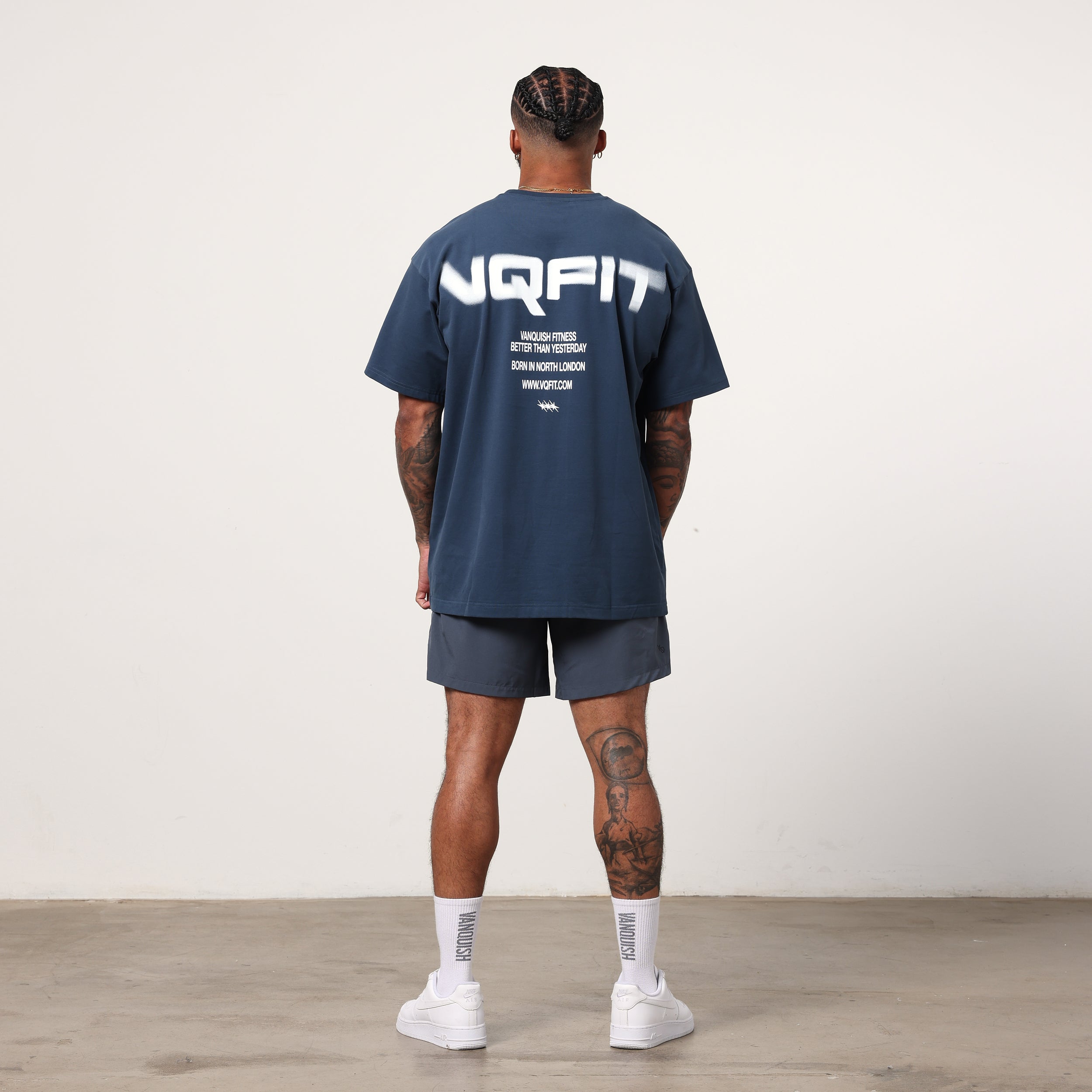 Vanquish TSP Navy Blur Oversized T Shirt