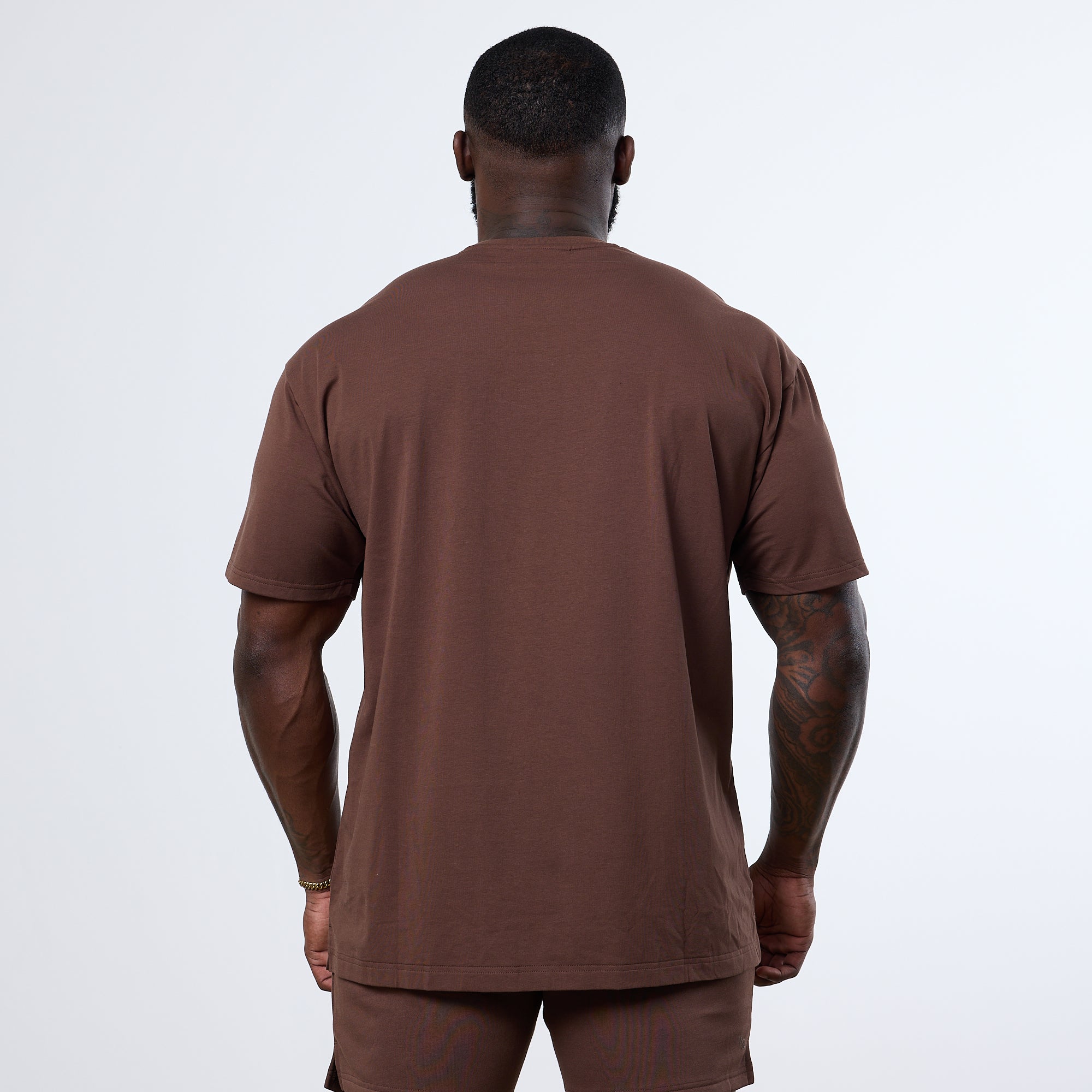 Vanquish Essential Chocolate Oversized T Shirt