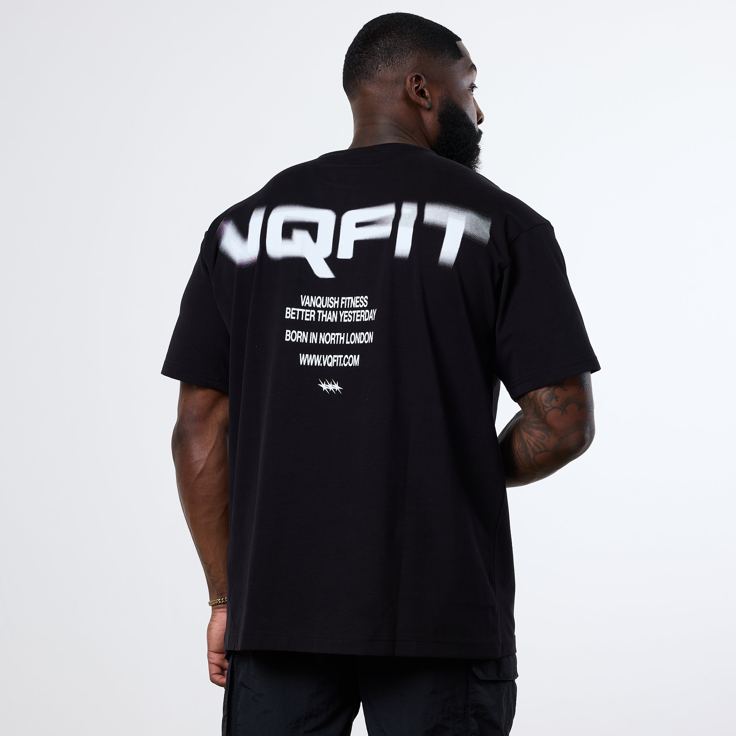 Vanquish TSP Black Blur Oversized T Shirt