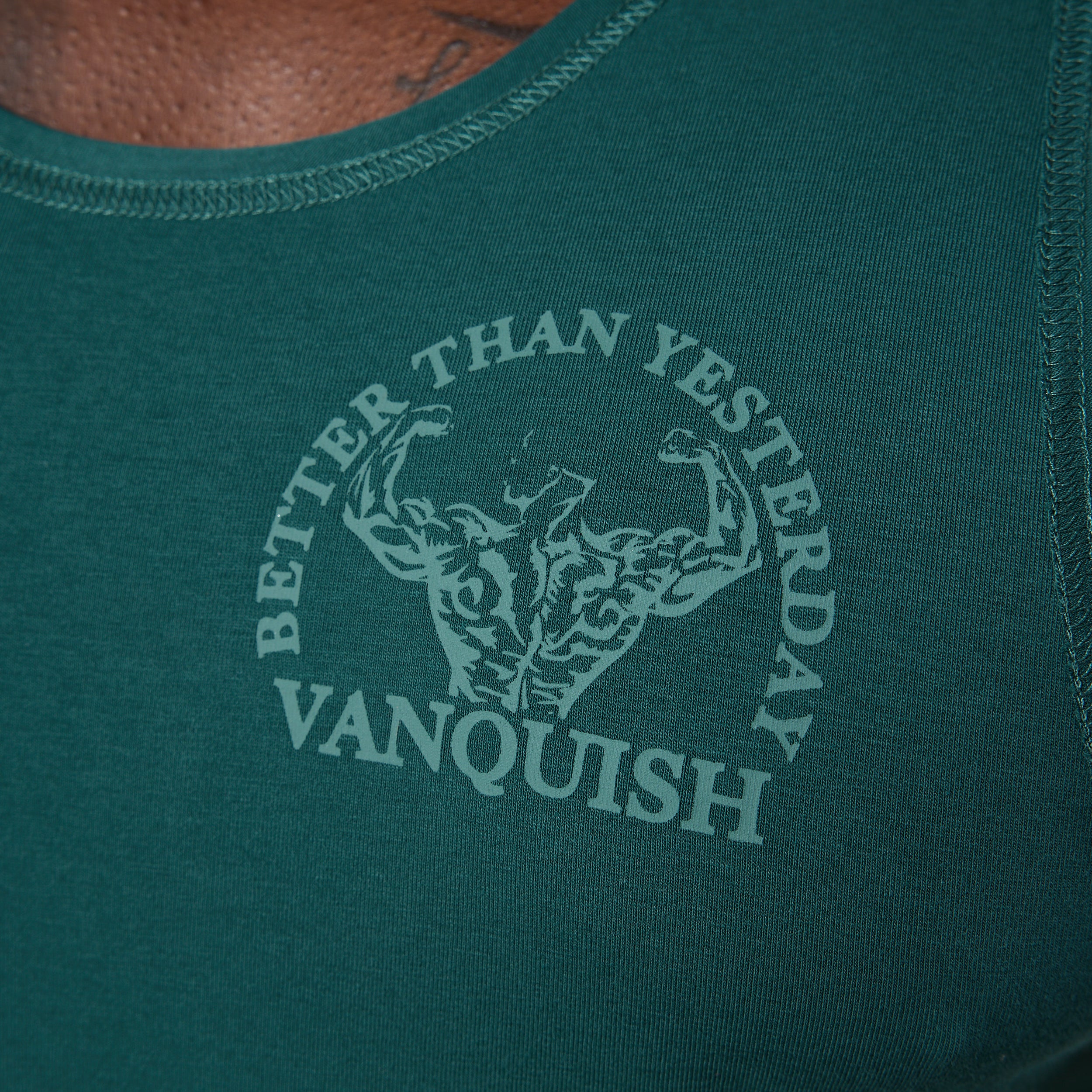 Vanquish Forest Green Unconquerable Strength Tank Top