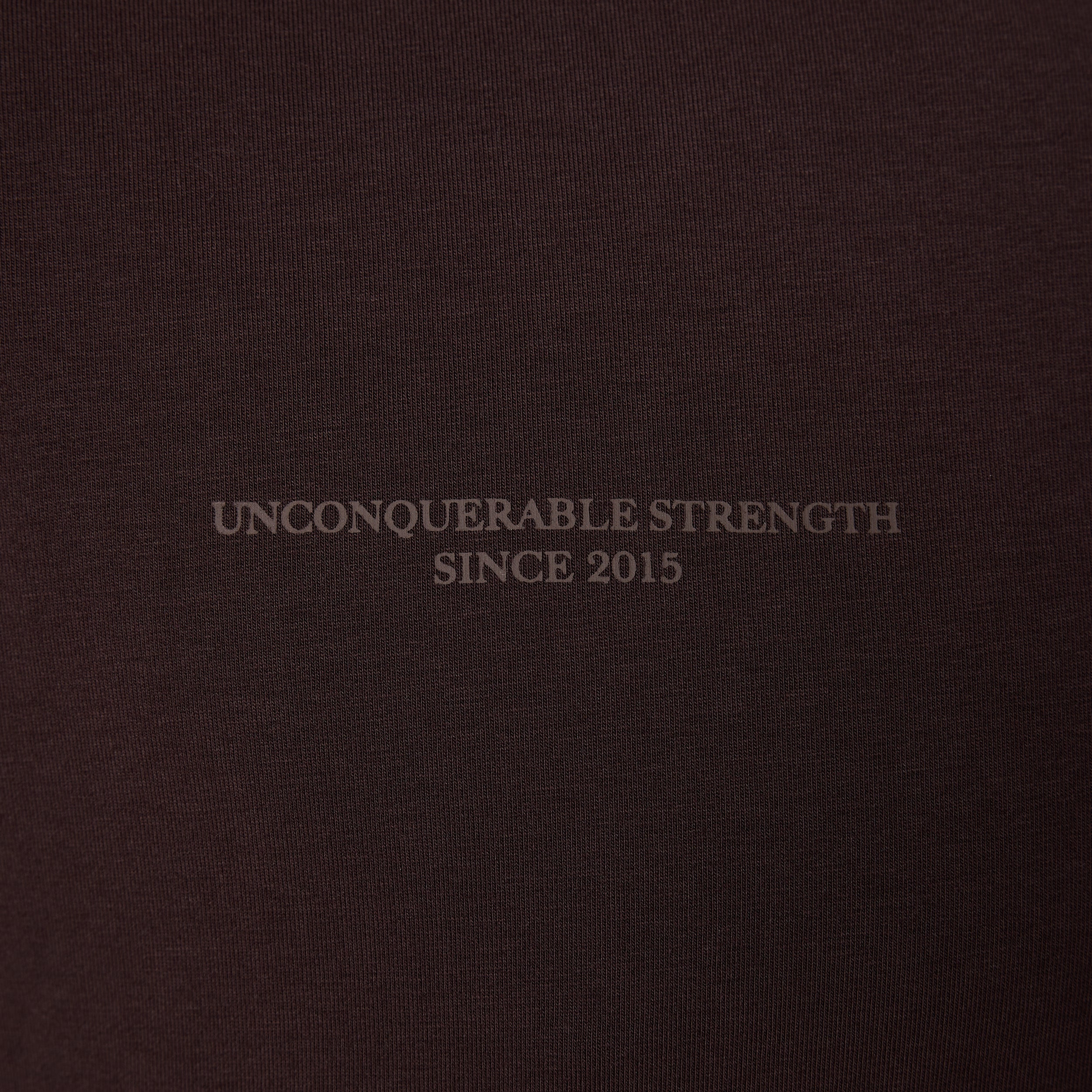 Vanquish Dark Brown Unconquerable Strength Oversized T Shirt