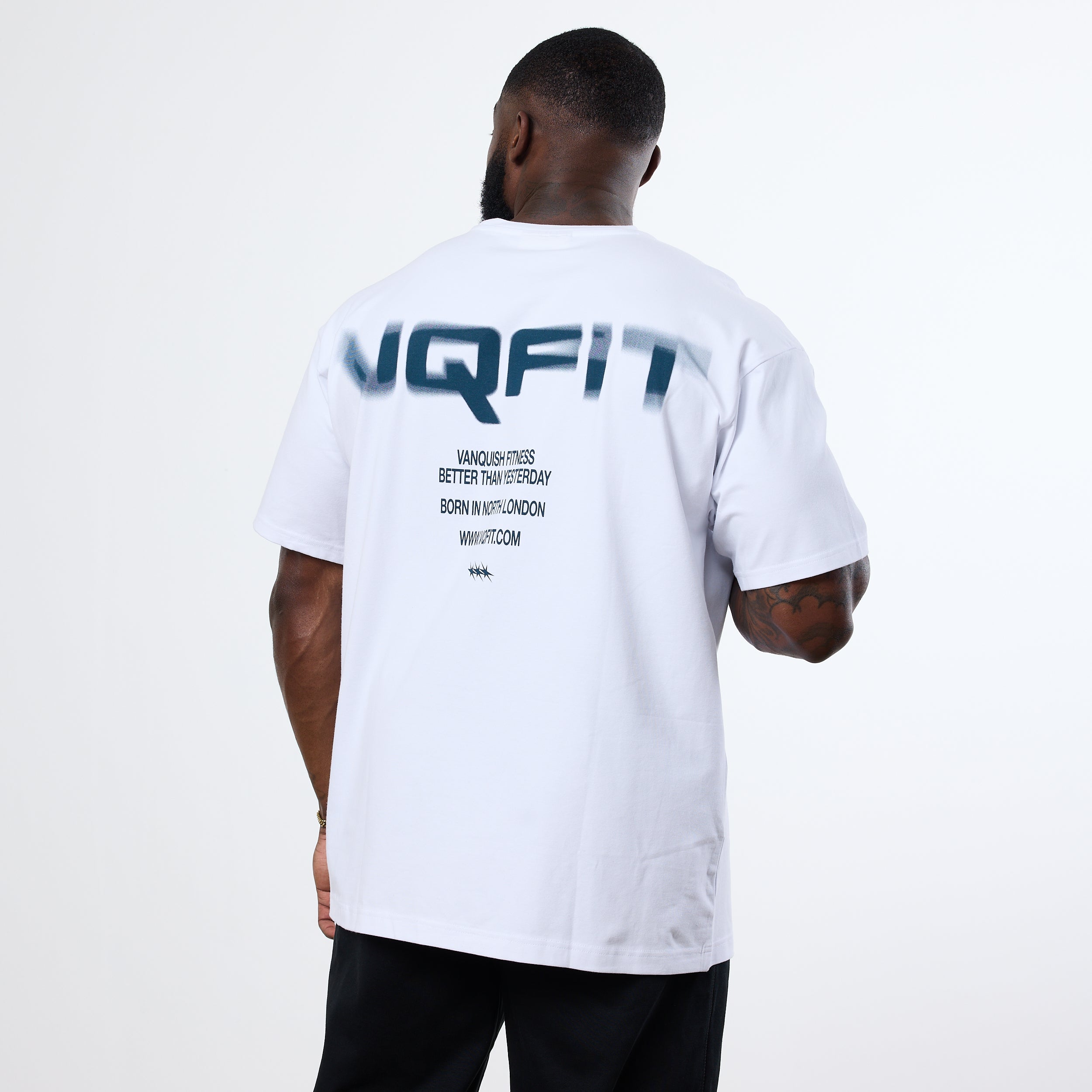 Vanquish TSP White Blur Oversized T Shirt