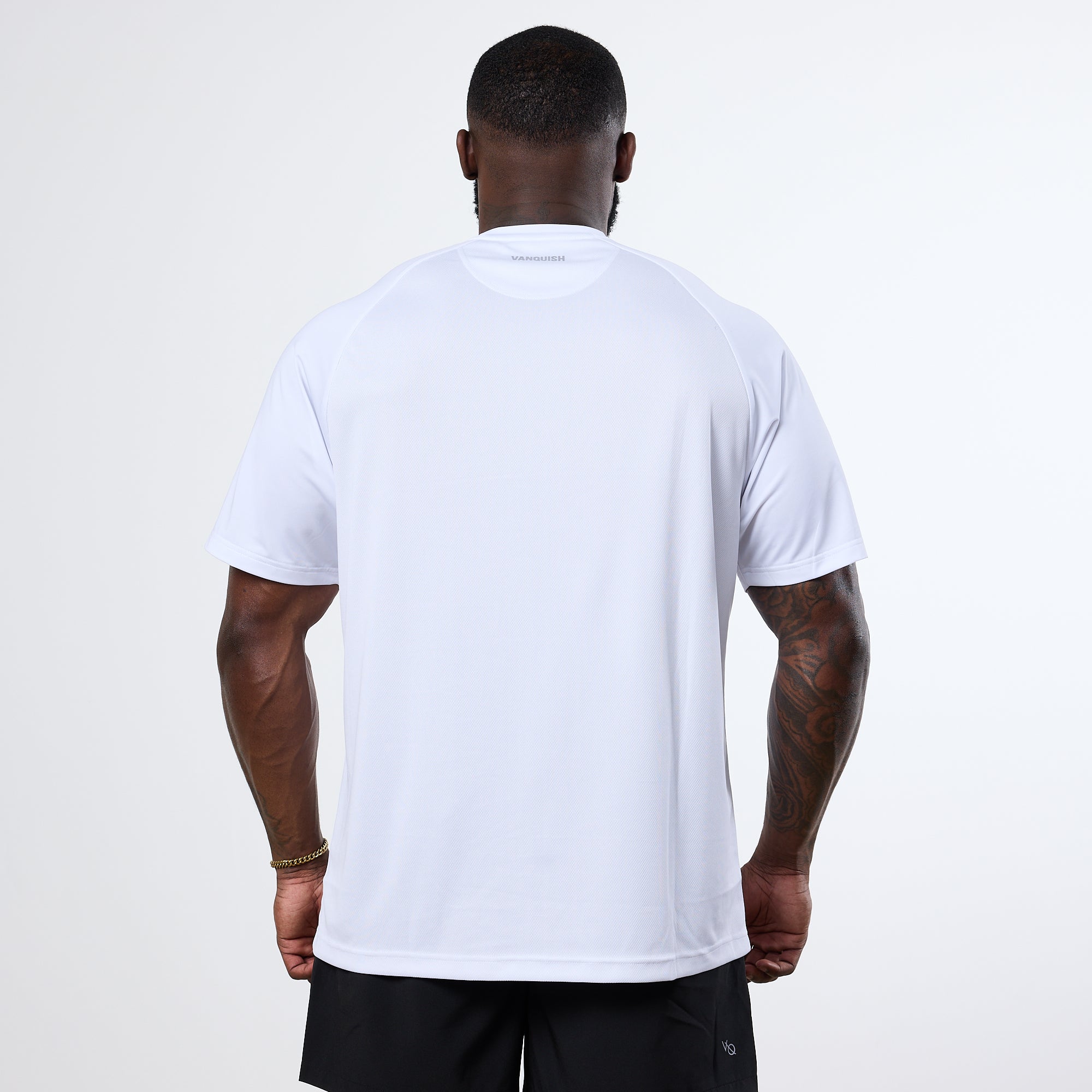 Vanquish Essential White Performance Oversized T Shirt