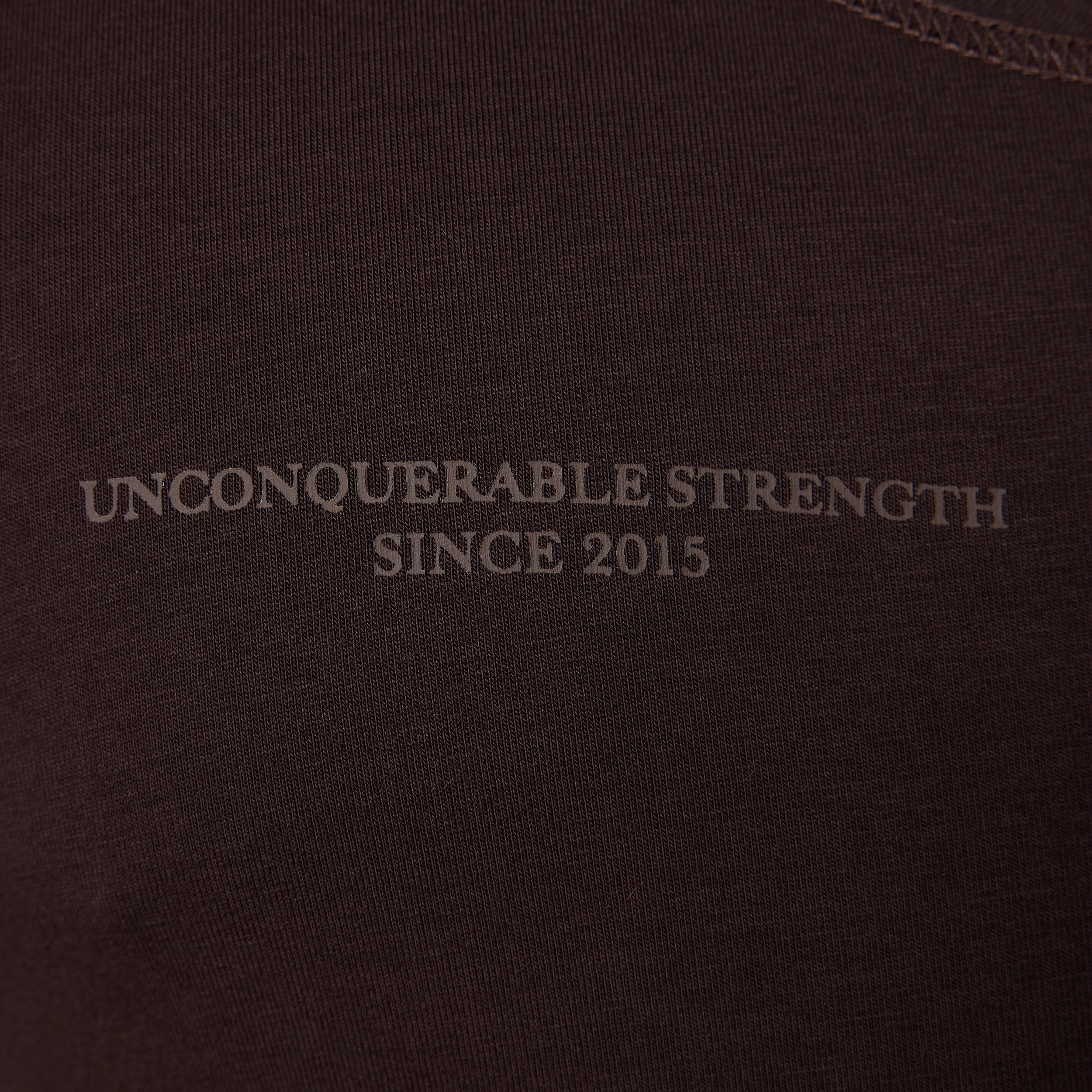 Vanquish Dark Brown Unconquerable Strength Tank Top