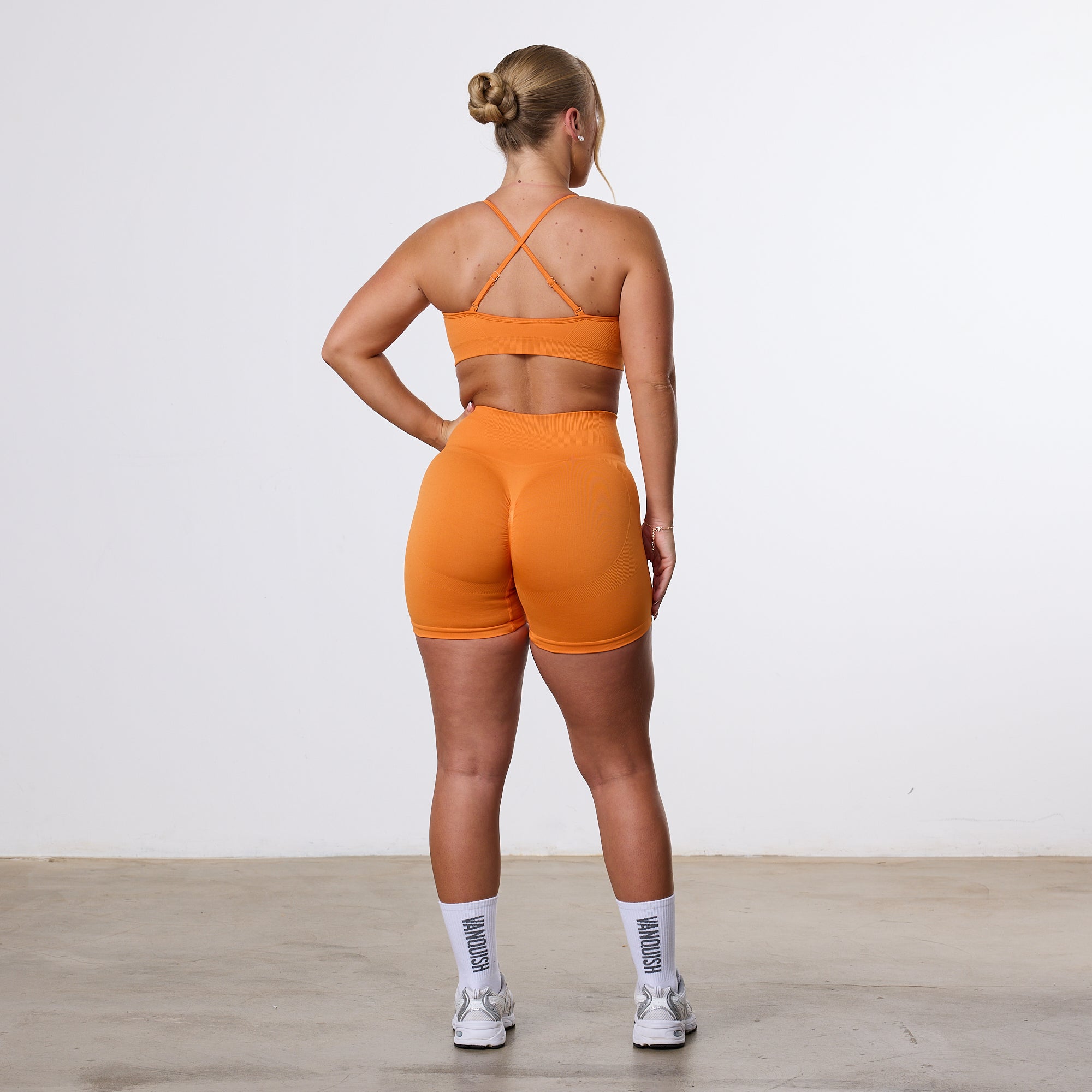 Vanquish Elevate Seamless Orange Multiway Low Support Bra