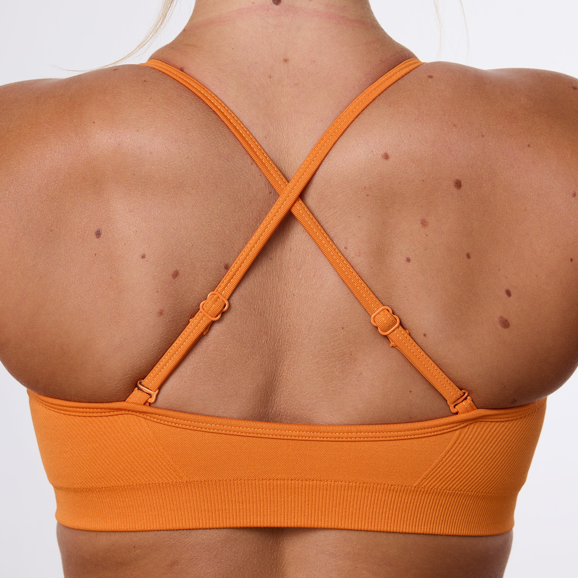 Vanquish Elevate Seamless Orange Multiway Low Support Bra