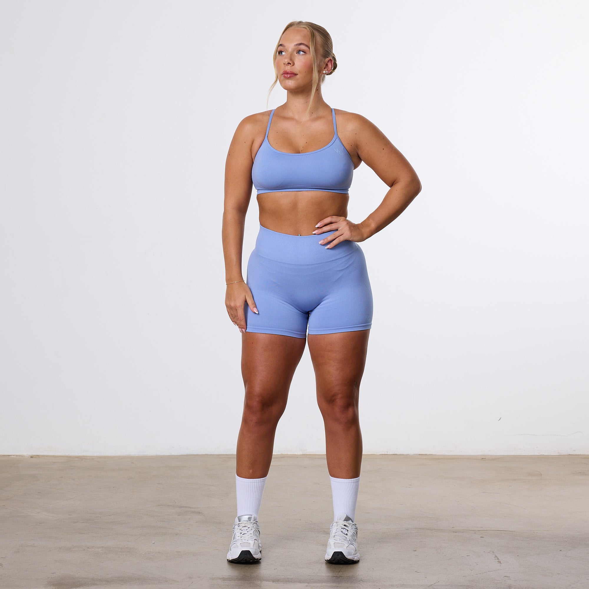 Vanquish Elevate Seamless Sky Blue Shorts