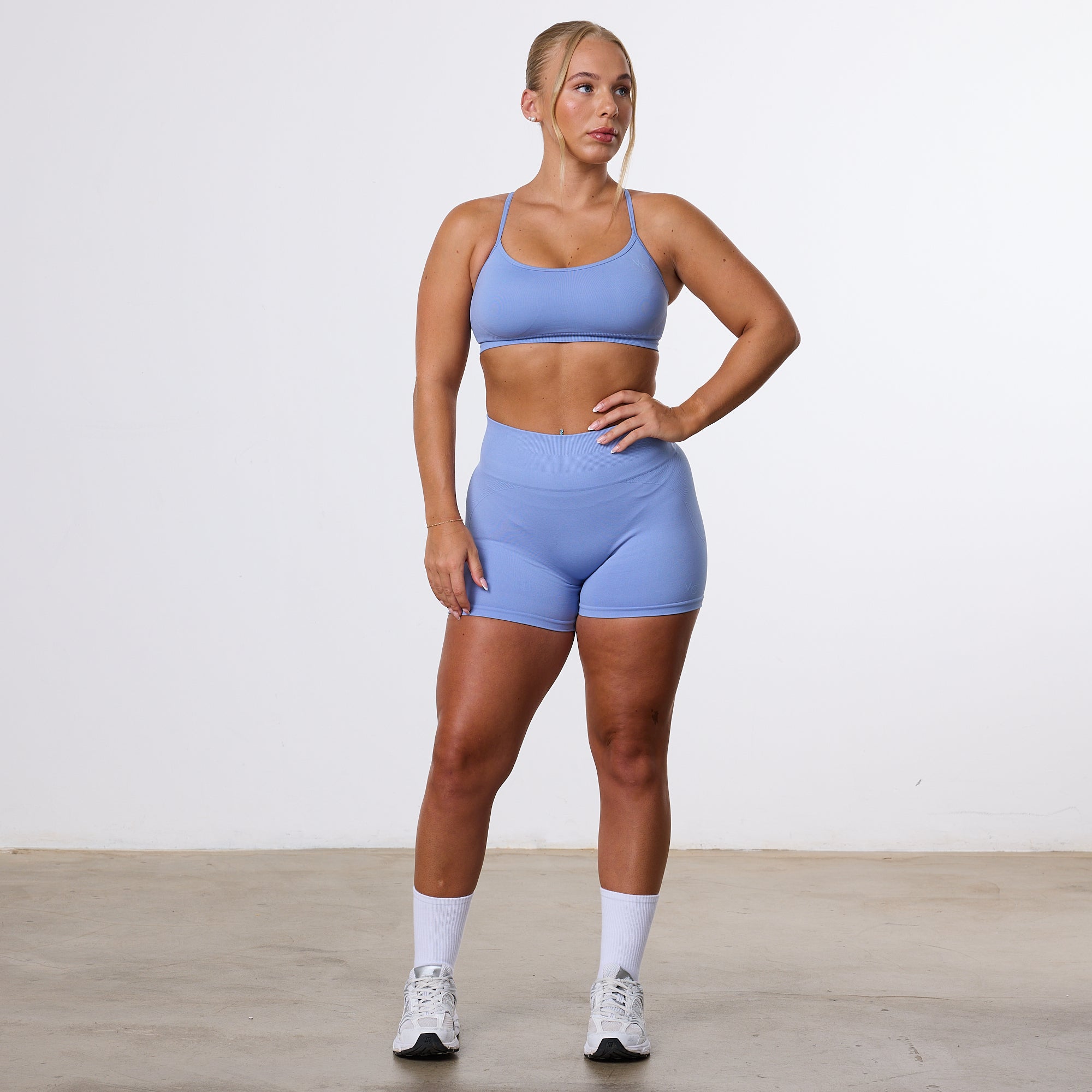 Vanquish Elevate Seamless Sky Blue Multiway Low Support Bra