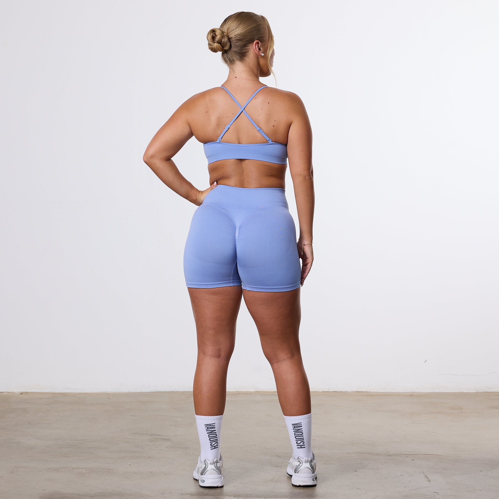 Vanquish Elevate Seamless Sky Blue Shorts