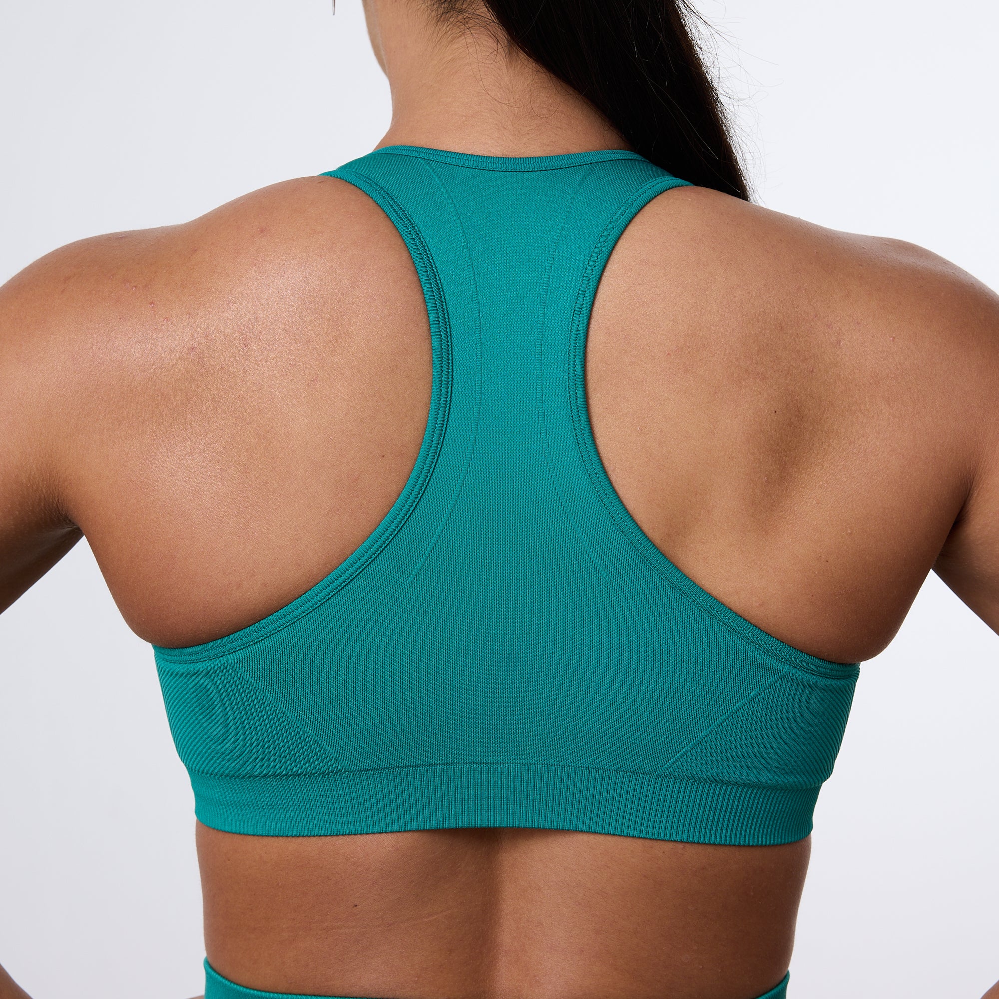 Vanquish Elevate Seamless Emerald Teal Support Bra