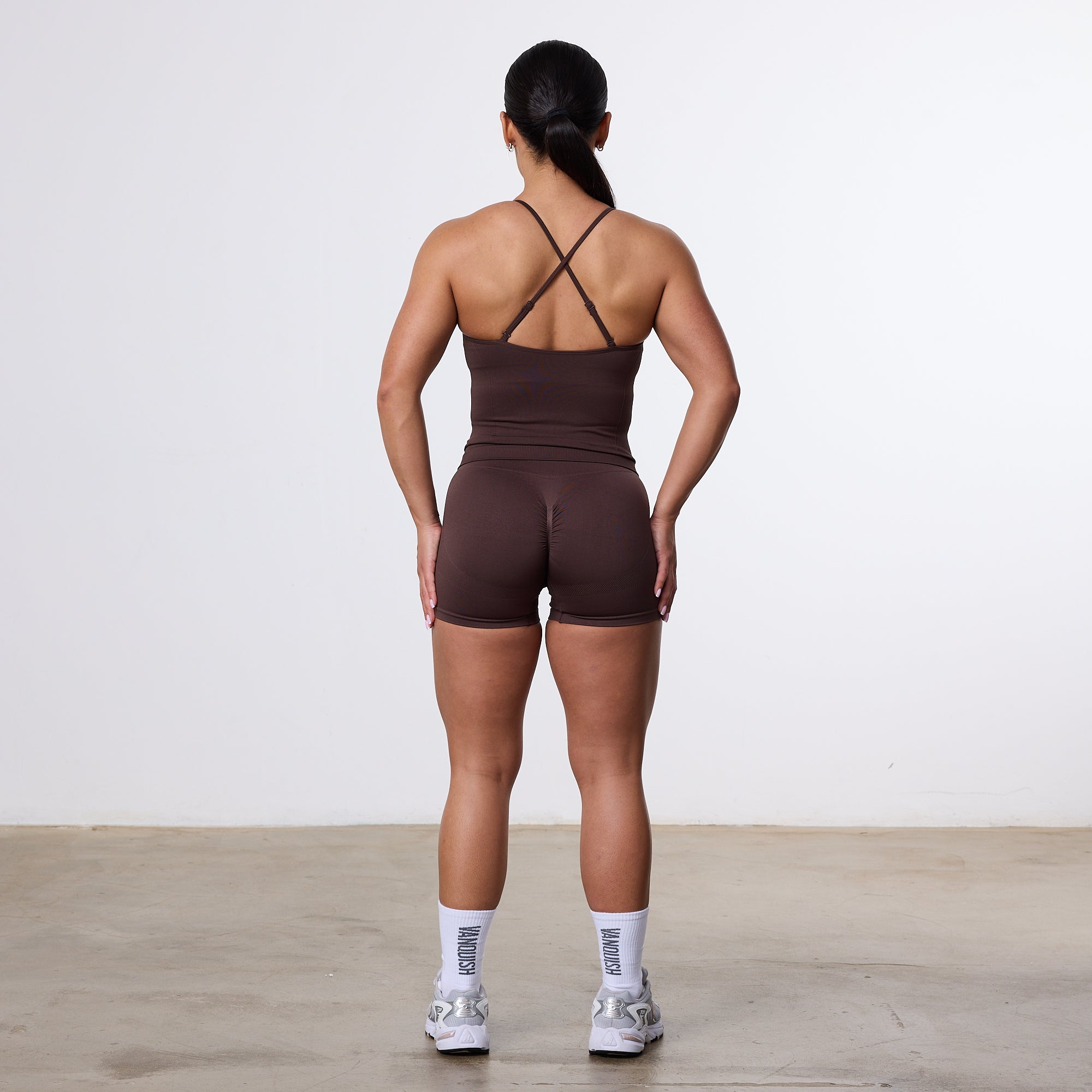 Vanquish Elevate Seamless Coffee Brown 2 in 1 Vest