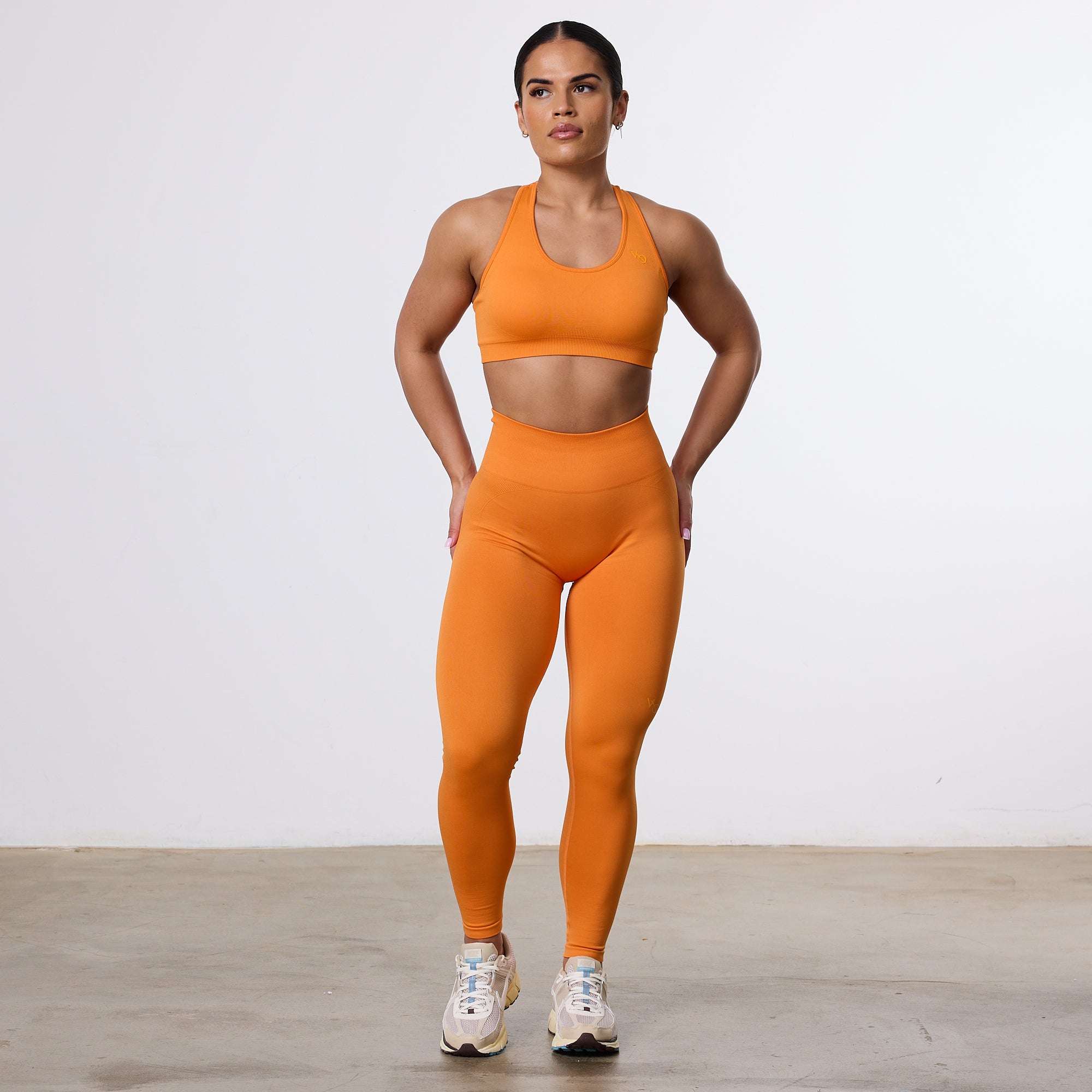 Vanquish Elevate Seamless Orange Leggings