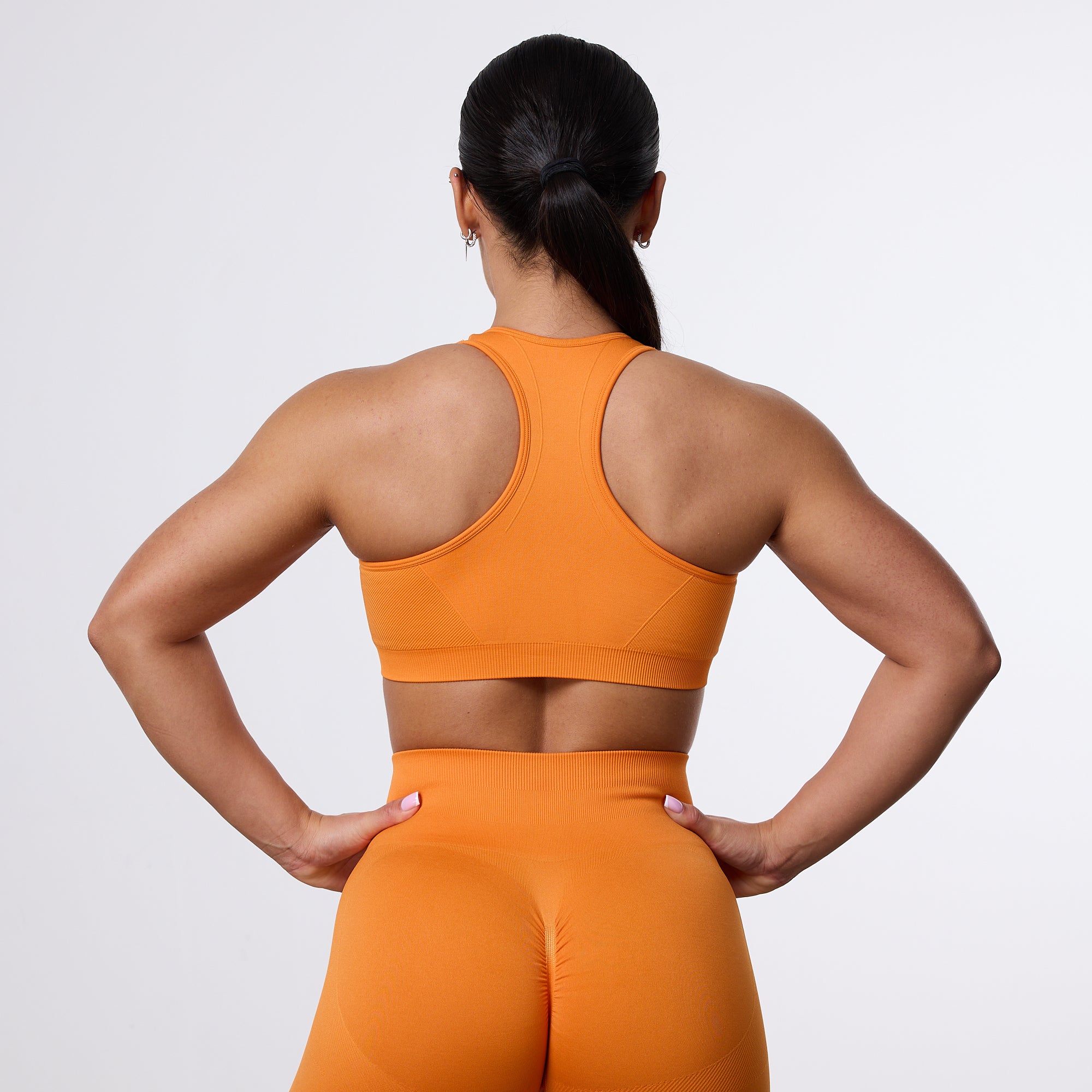 Vanquish Elevate Seamless Orange Support Bra