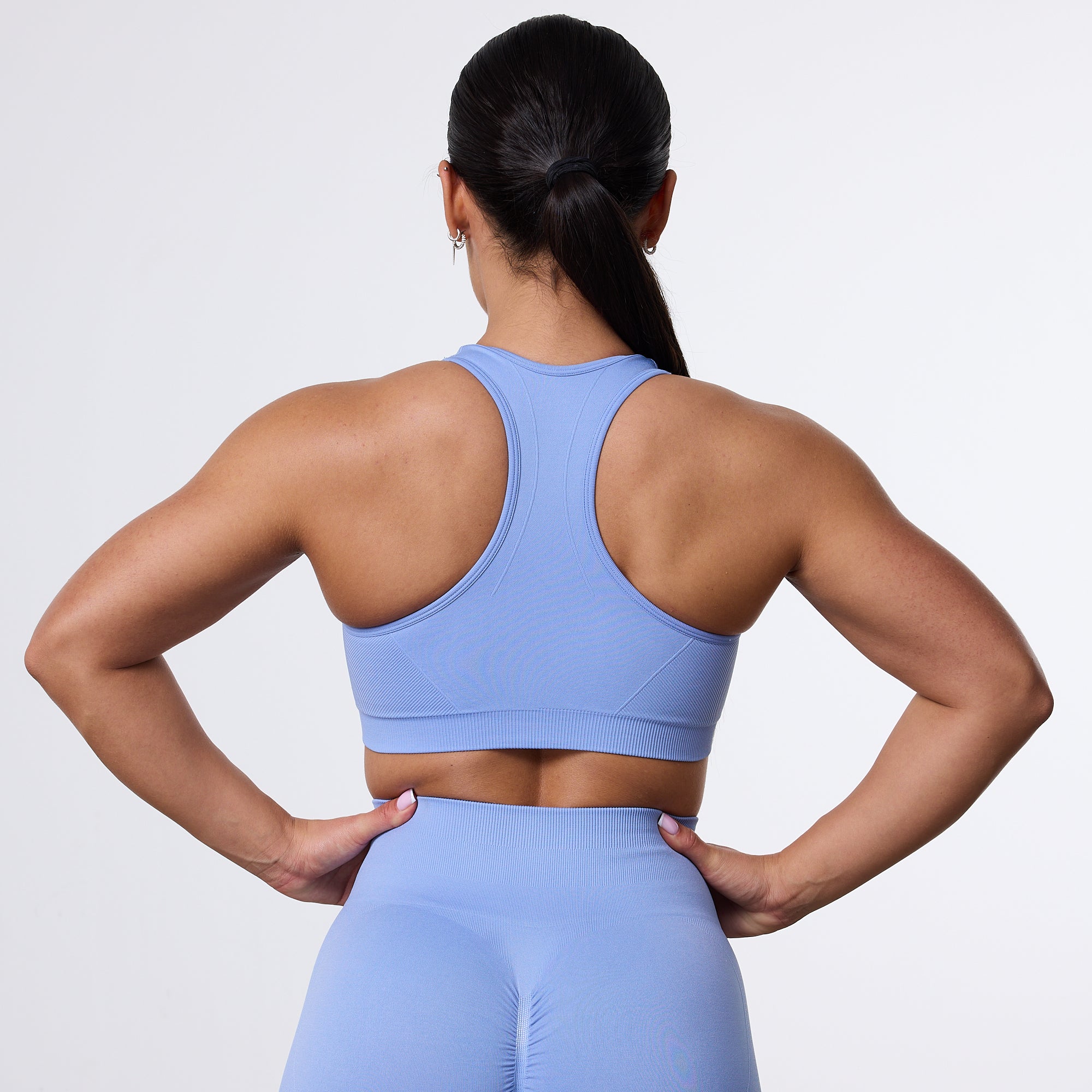 Vanquish Elevate Seamless Sky Blue Support Bra