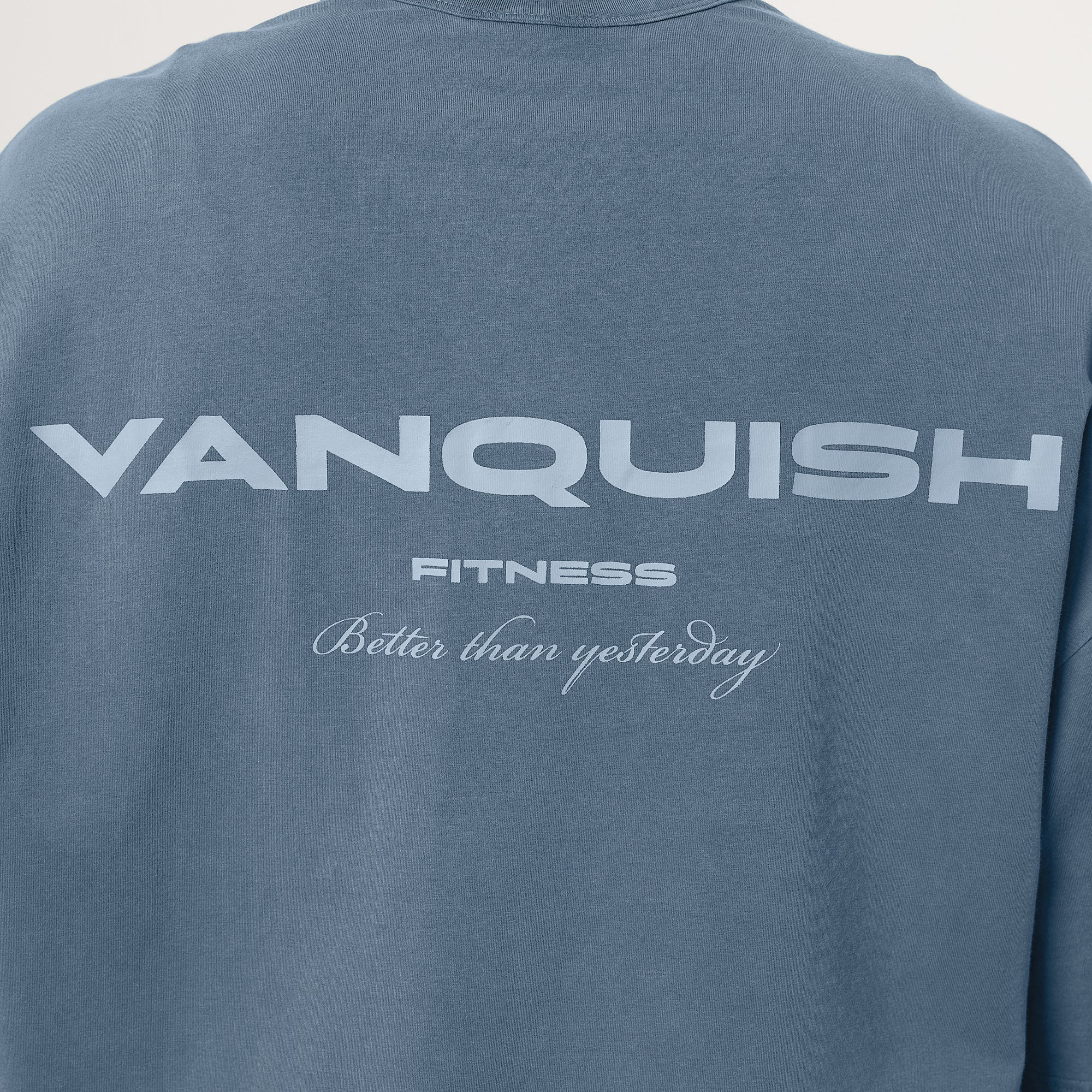 Vanquish Ladies Washed Blue Oversized T-Shirt