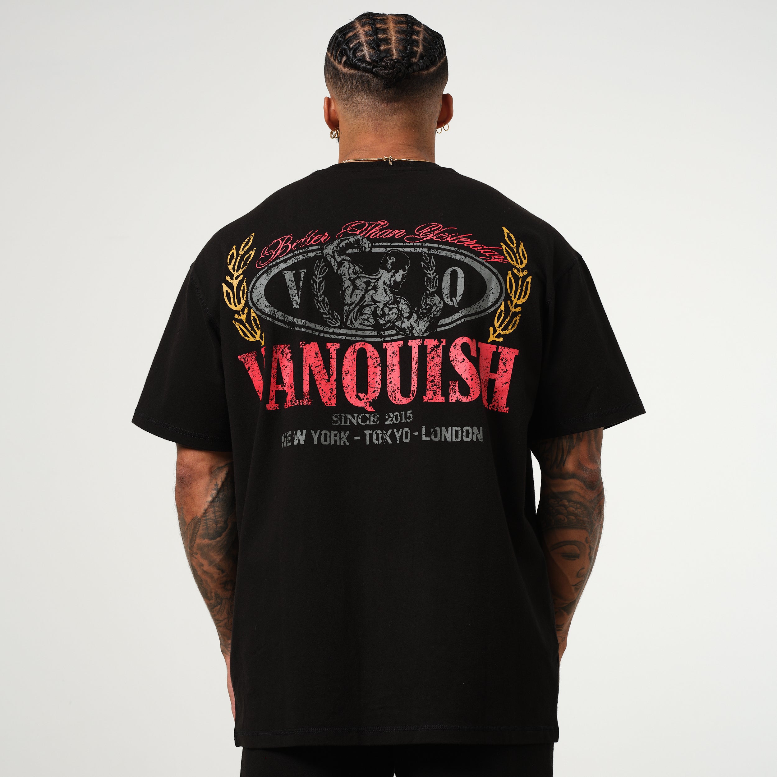 Vanquish Trophy Black Oversized T Shirt