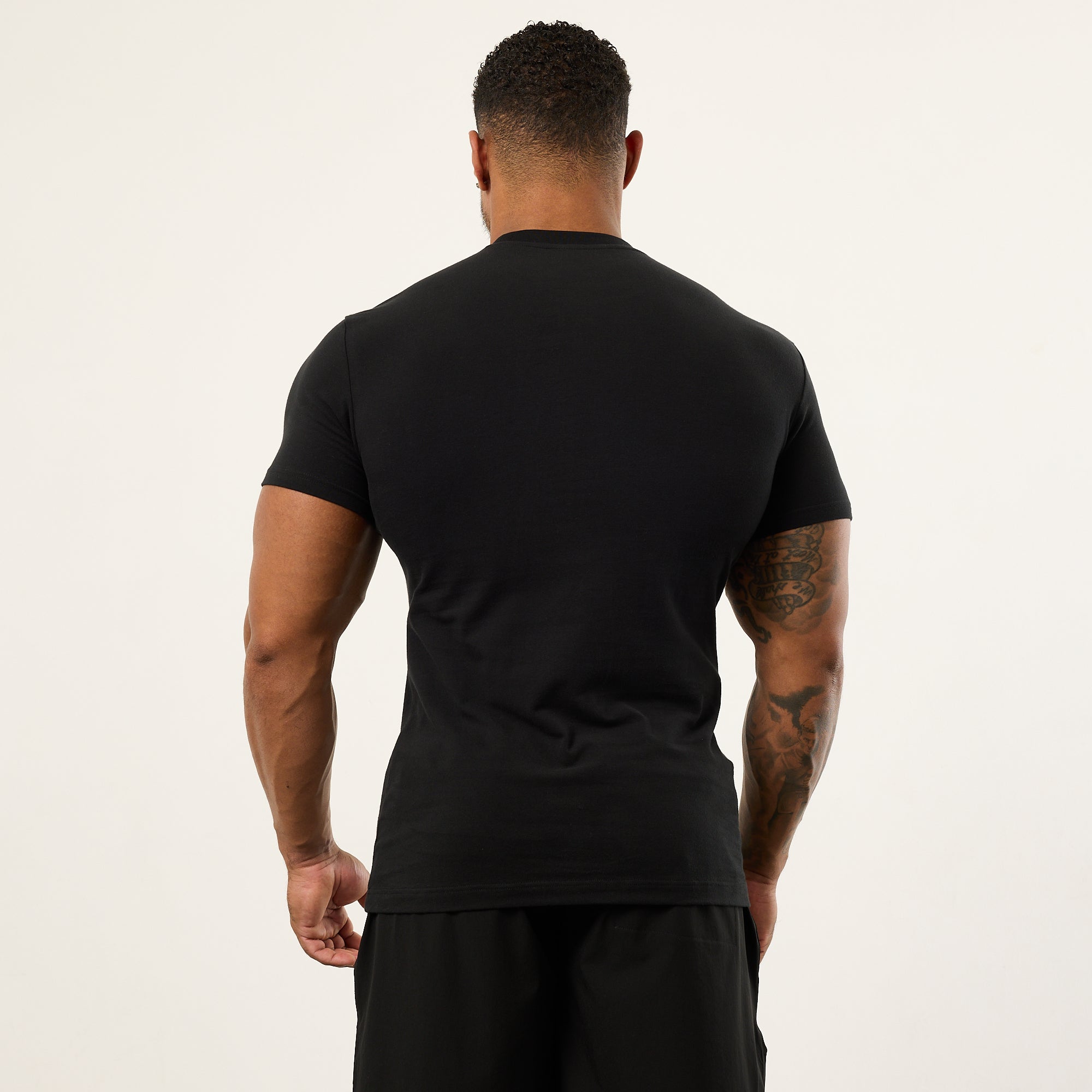 Vanquish Black Signature Fitted T Shirt