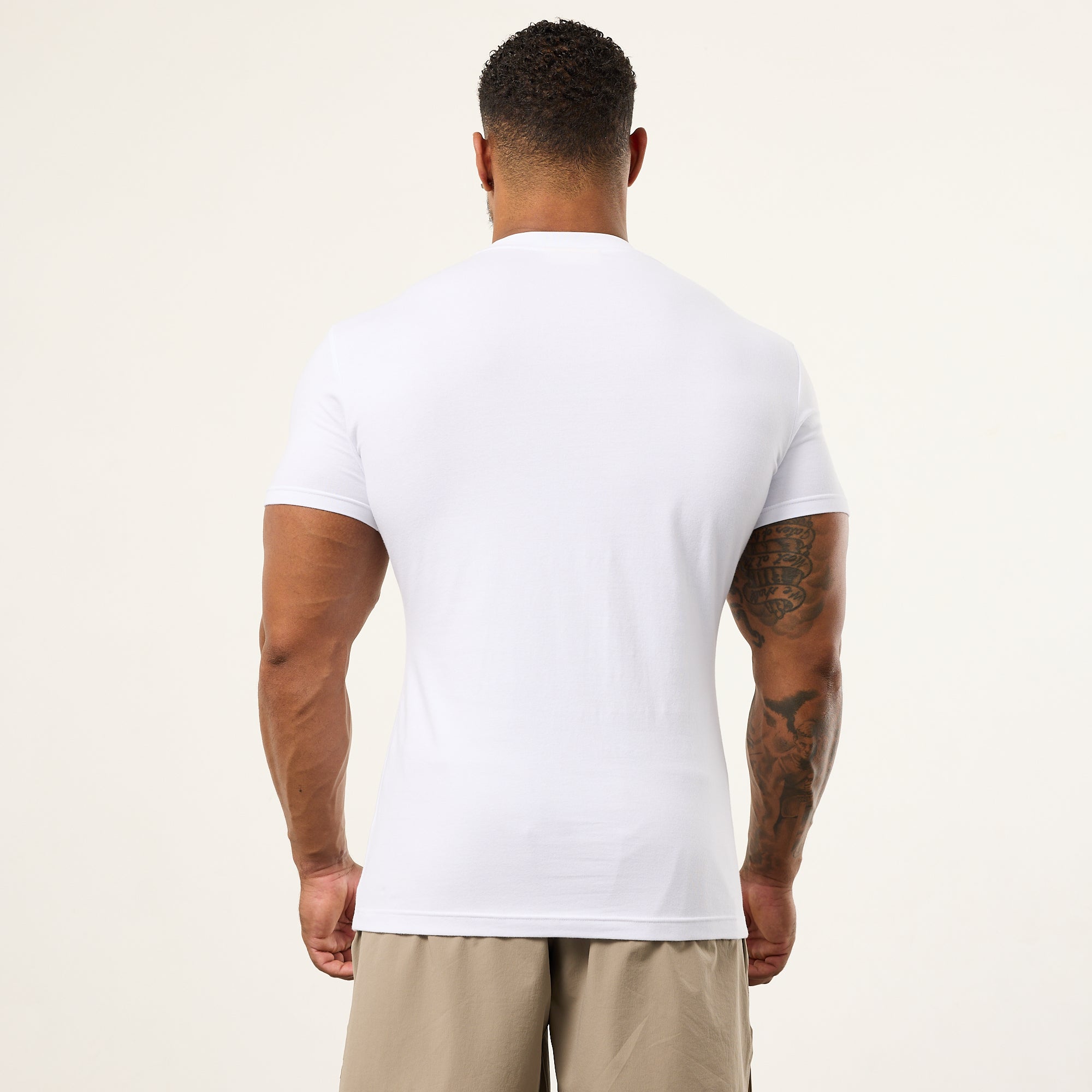 Vanquish White Signature Fitted T Shirt