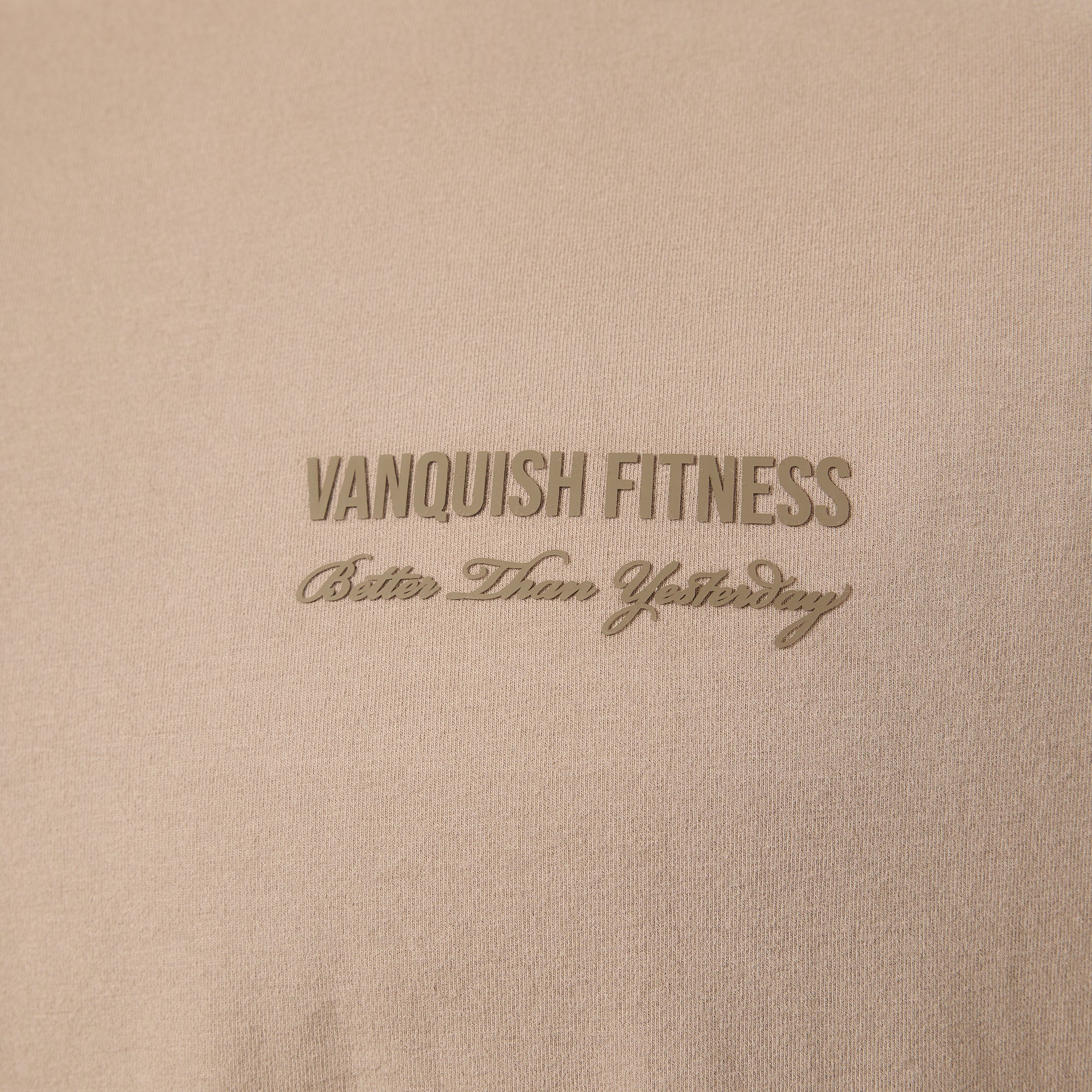 Vanquish Sand Signature Oversized T Shirt