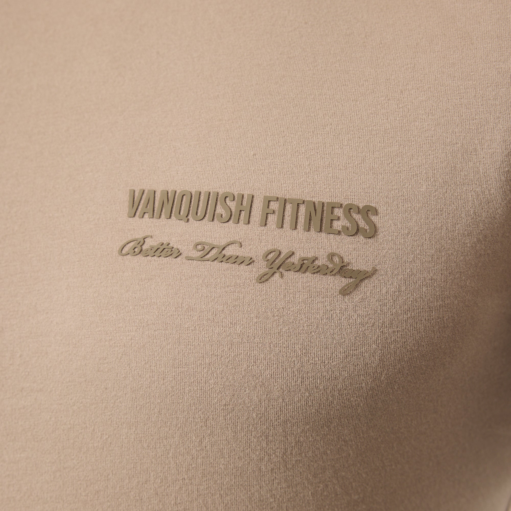 Vanquish Sand Signature Fitted T Shirt