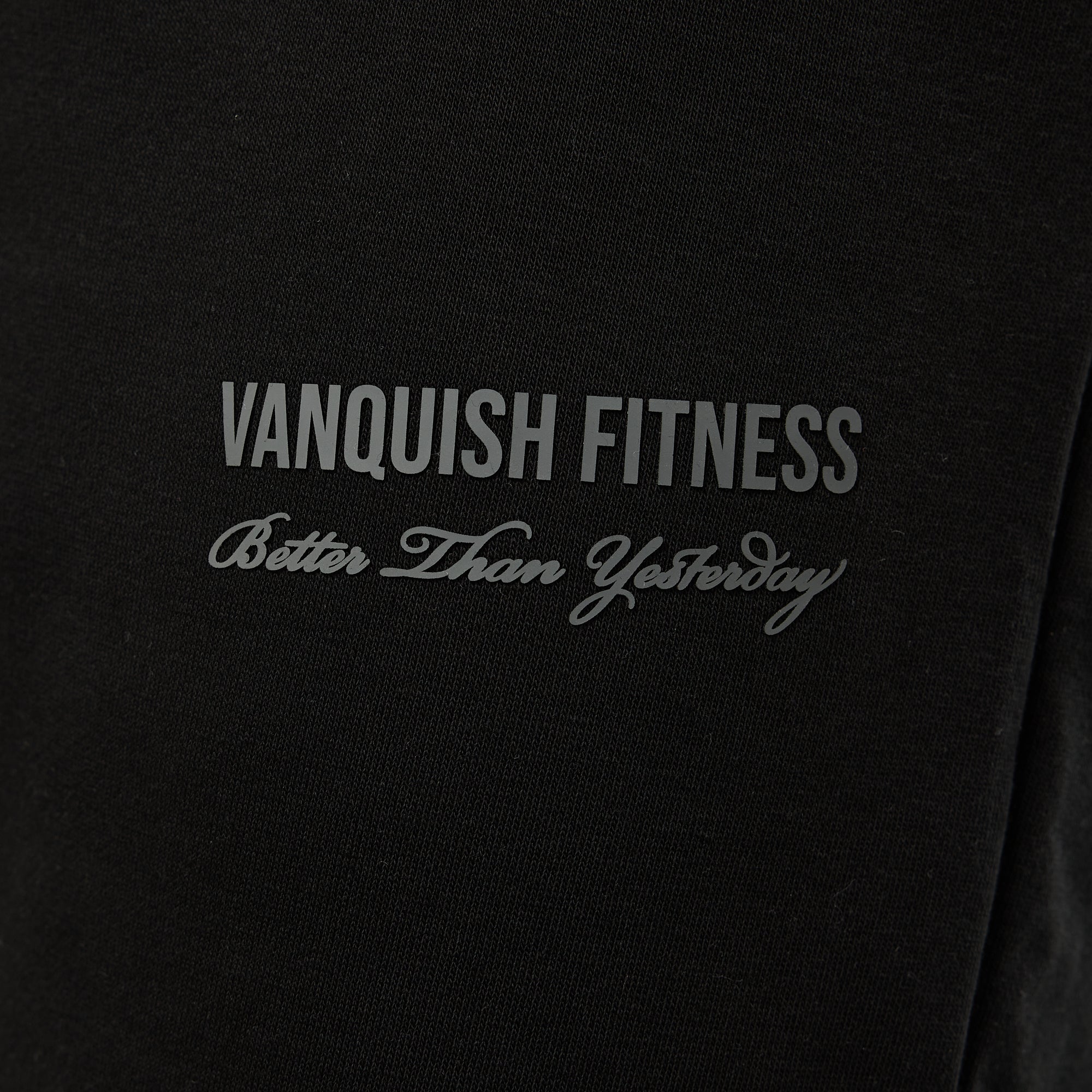 Vanquish – Schwarze, konisch zulaufende Jogginghose „Signature“