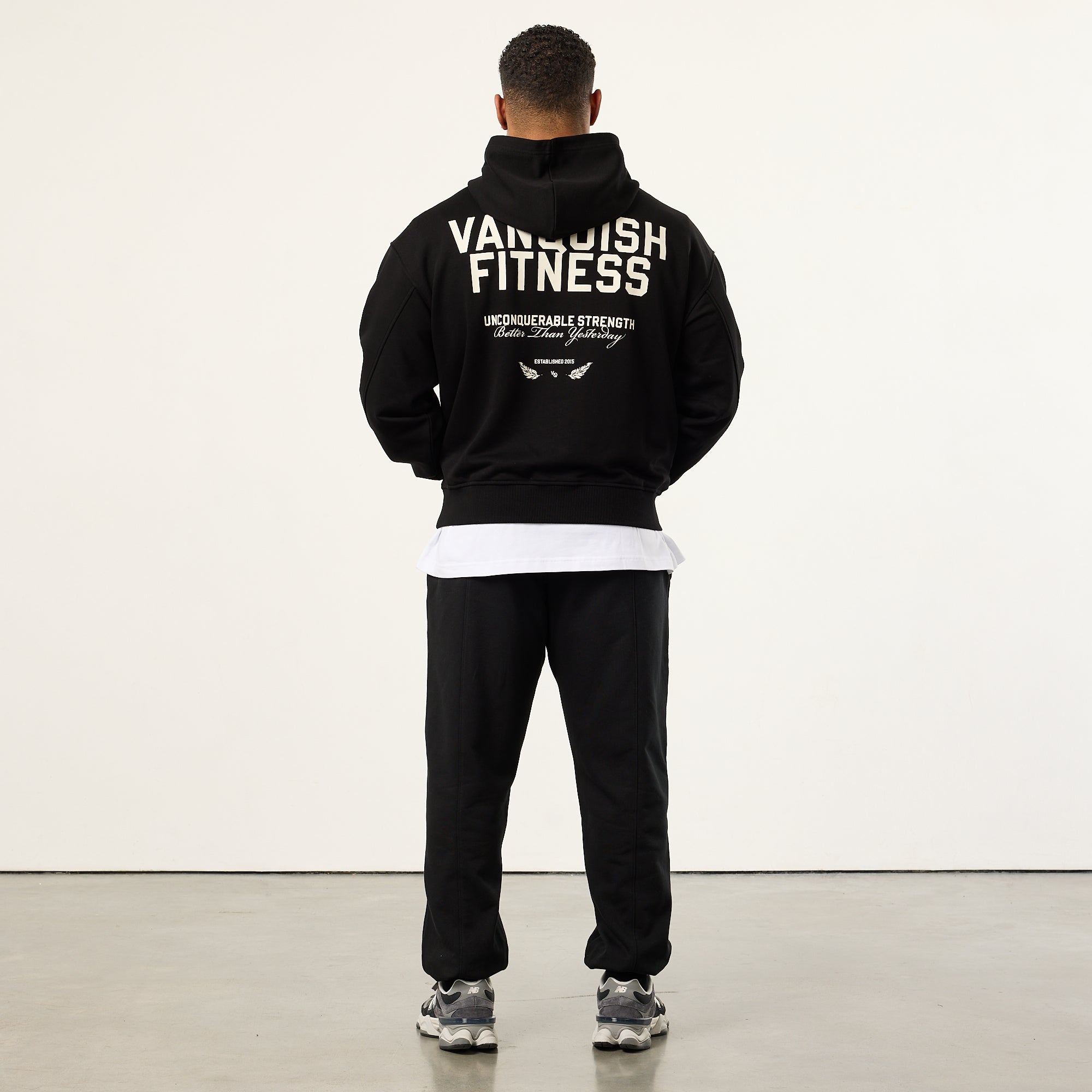 Vanquish TSP Unconquerable Strength Black Oversized Pullover Hoodie