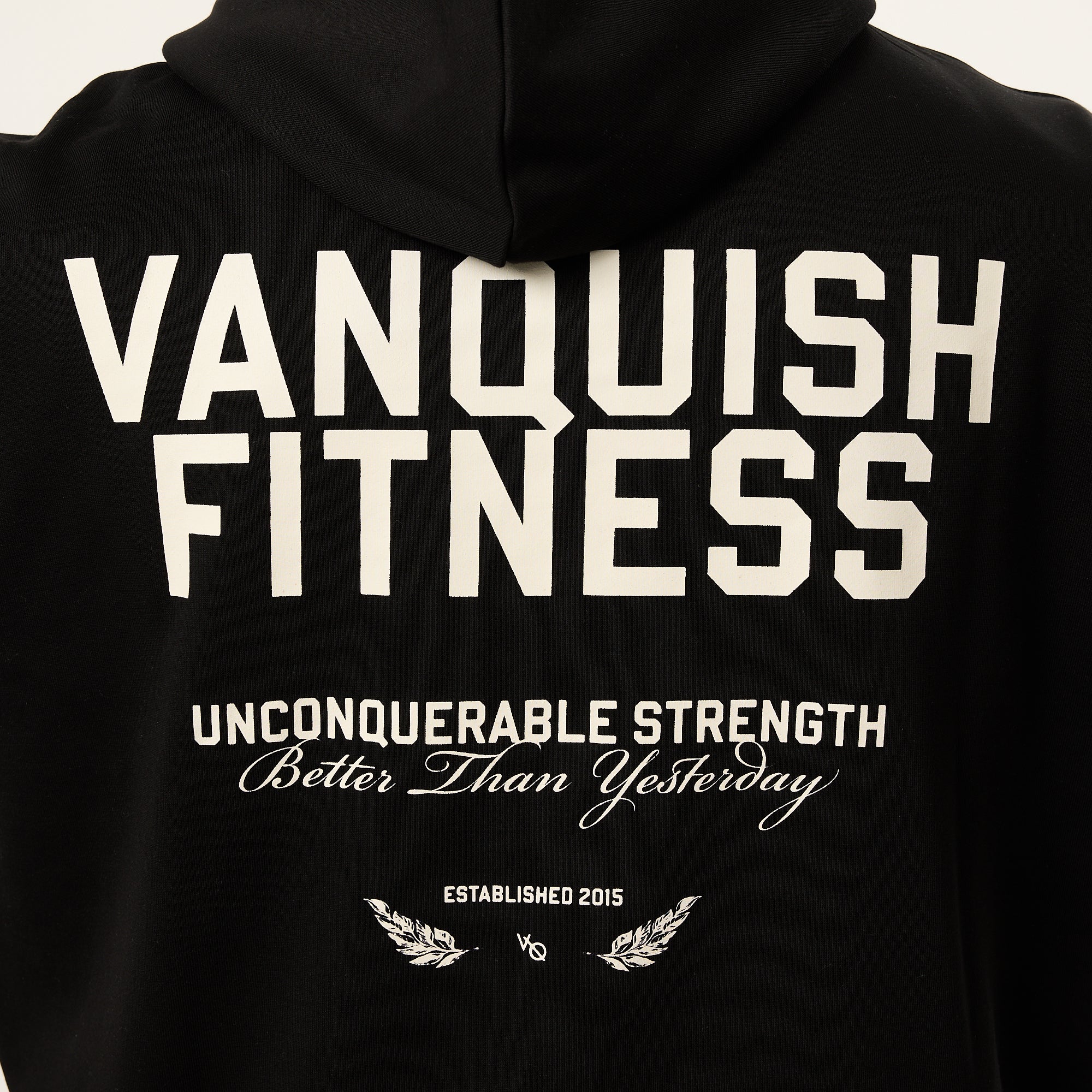 Vanquish TSP Unconquerable Strength Übergroßer Kapuzenpullover in Schwarz