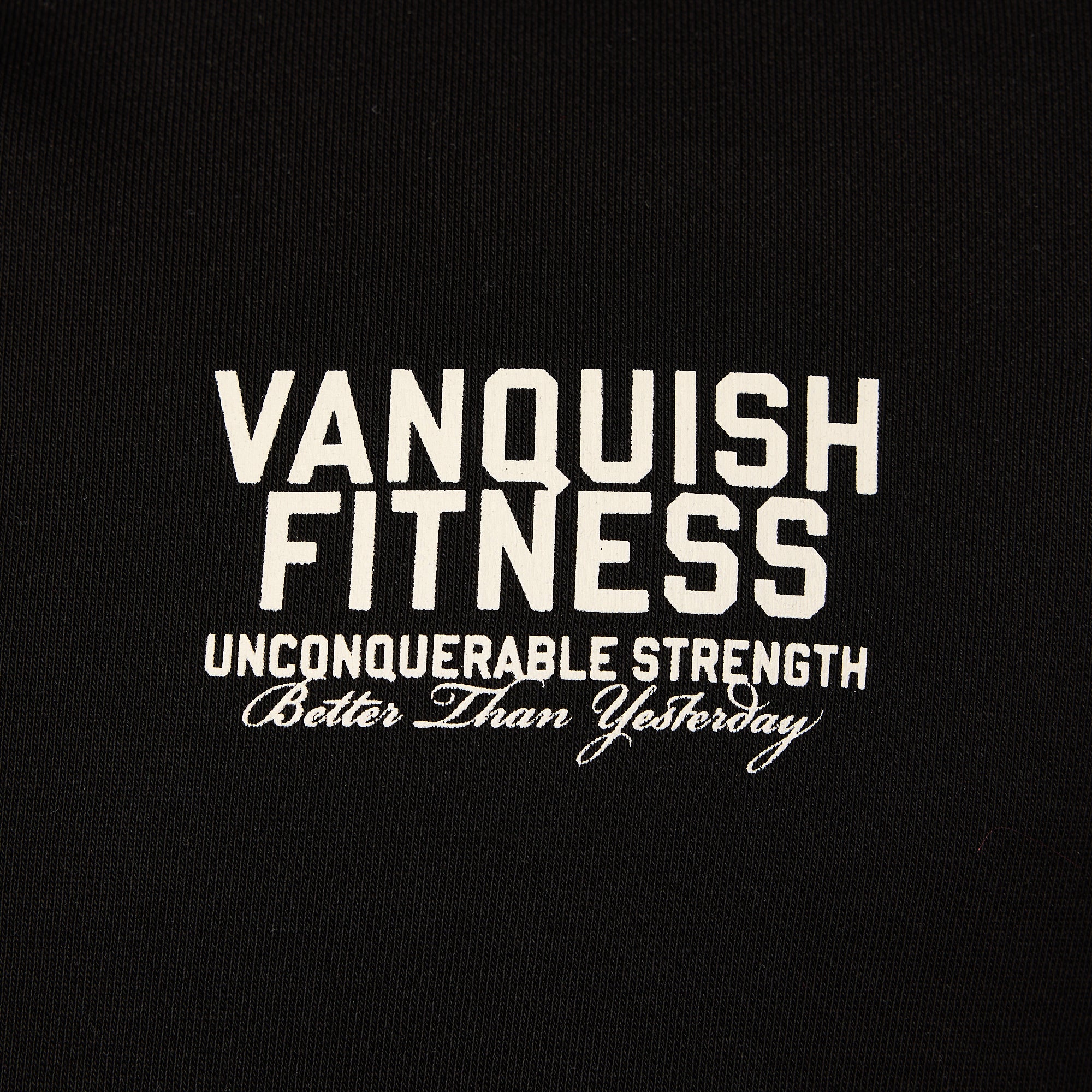 Vanquish TSP Unconquerable Strength Übergroßer Kapuzenpullover in Schwarz