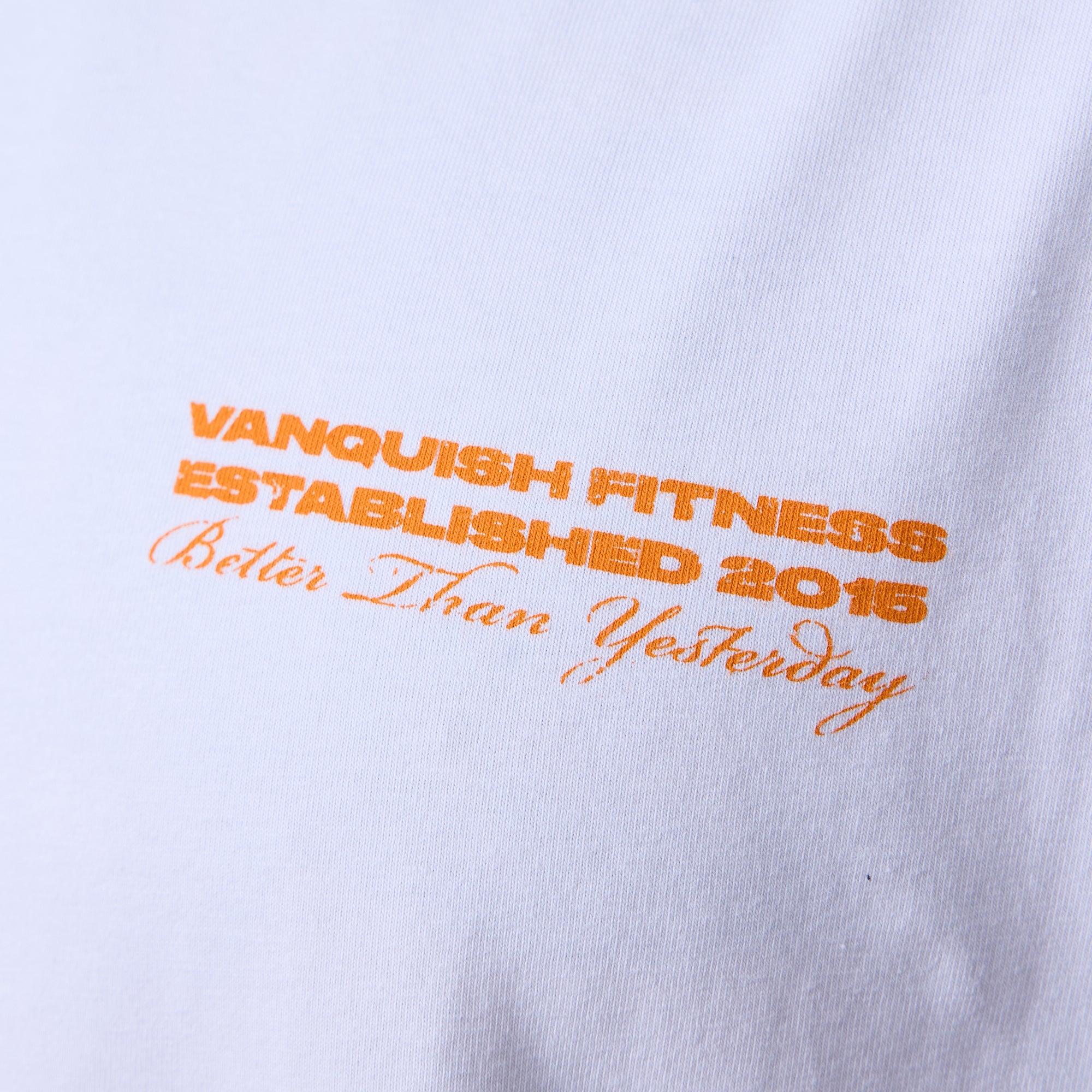 Vanquish TSP VQFIT Revolve ärmelloses weißes T-Shirt