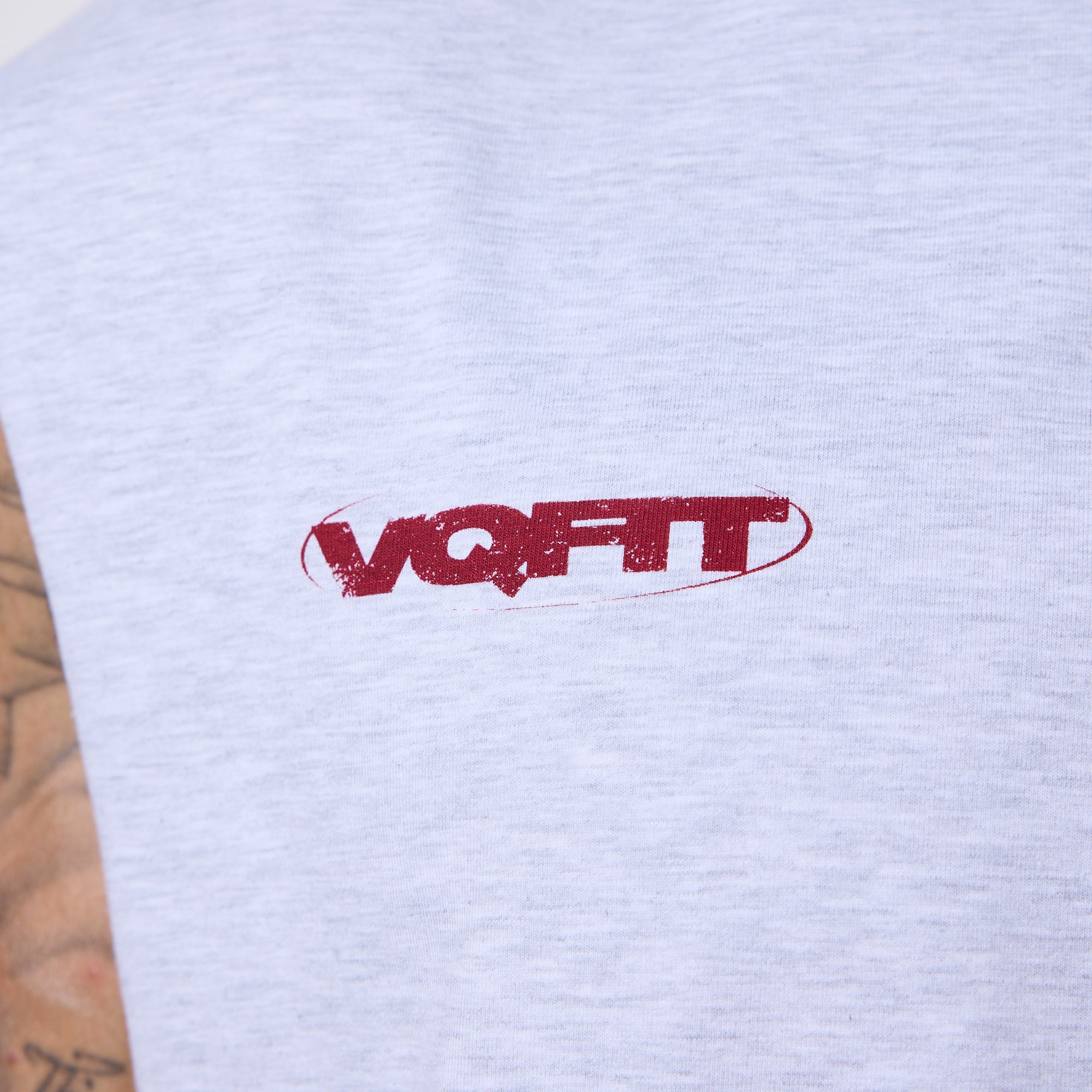 Vanquish TSP VQFIT Revolve ärmelloses graues T-Shirt